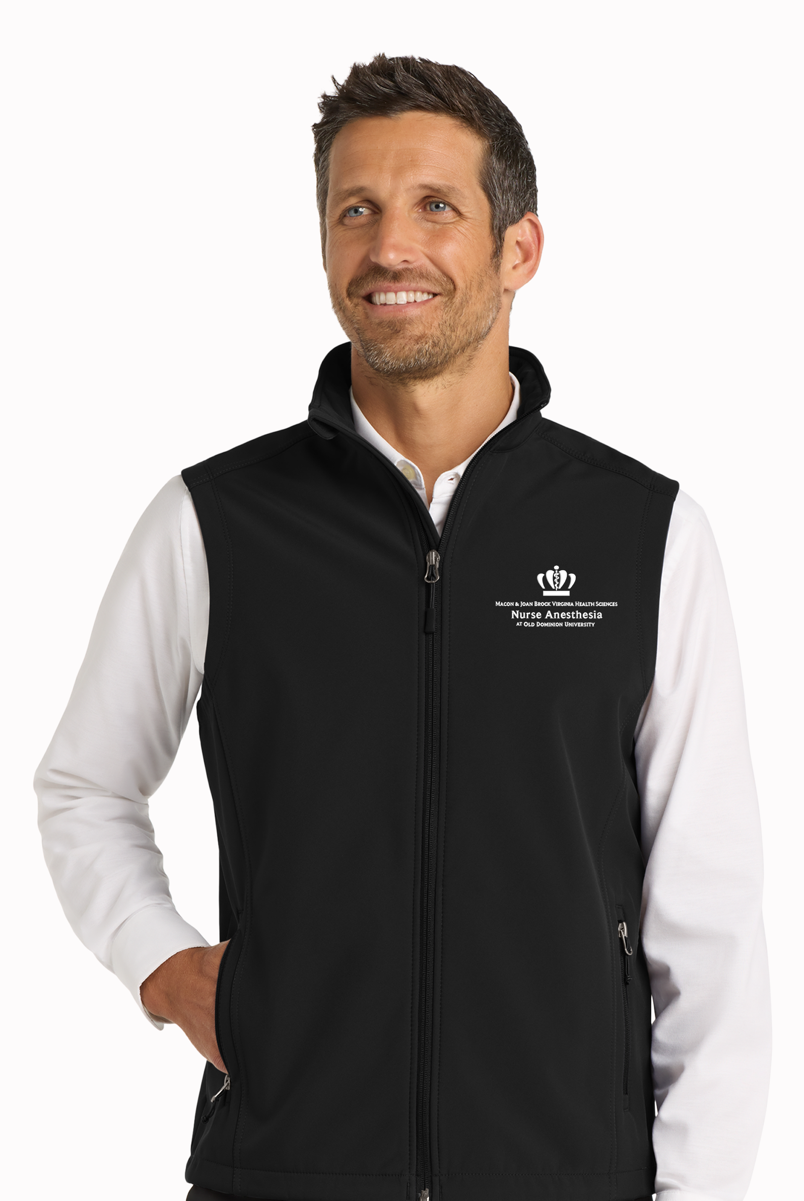 Old Dominion University, Port Authority® Core Soft Shell Vest - Black
