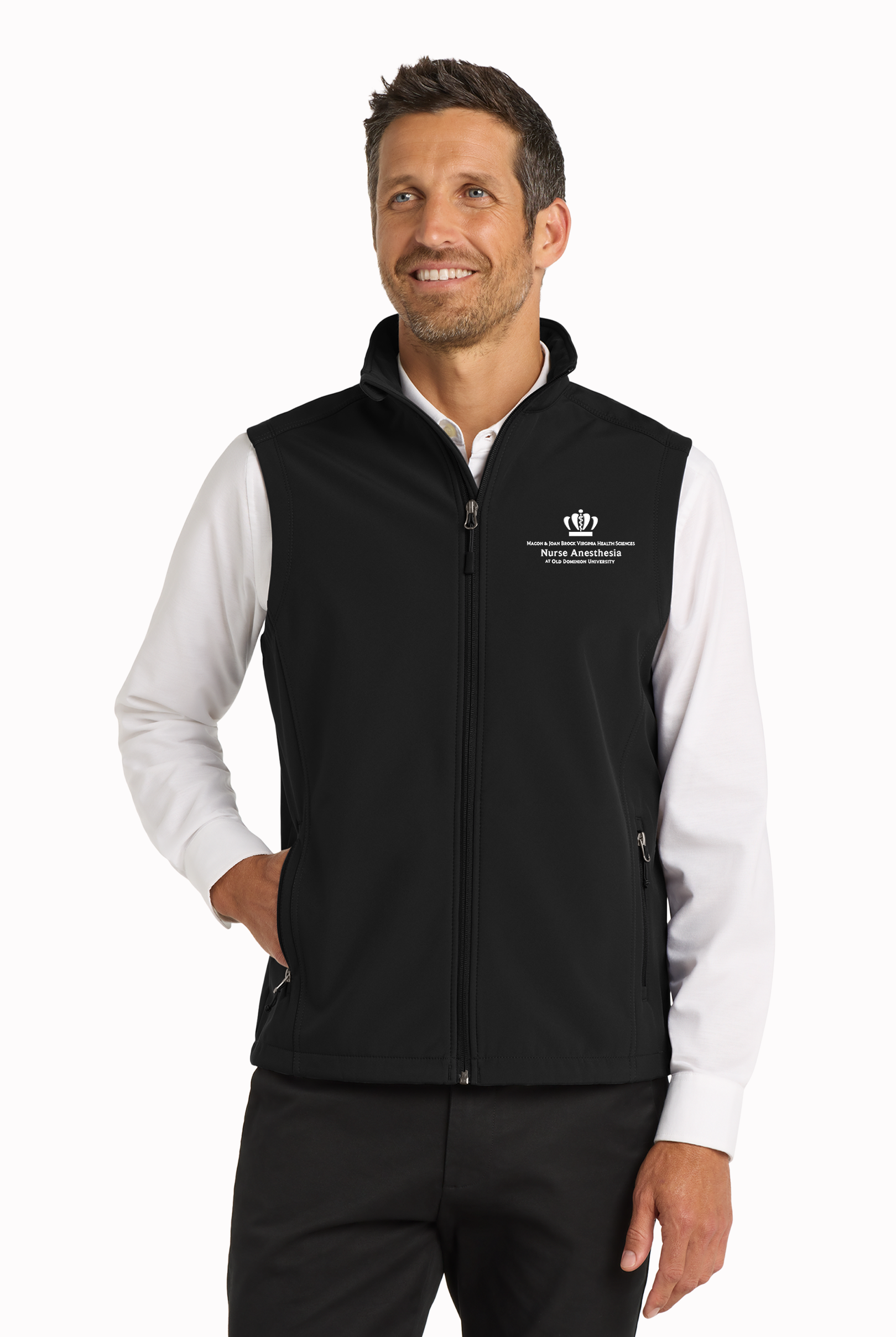 Old Dominion University, Port Authority® Core Soft Shell Vest - Black