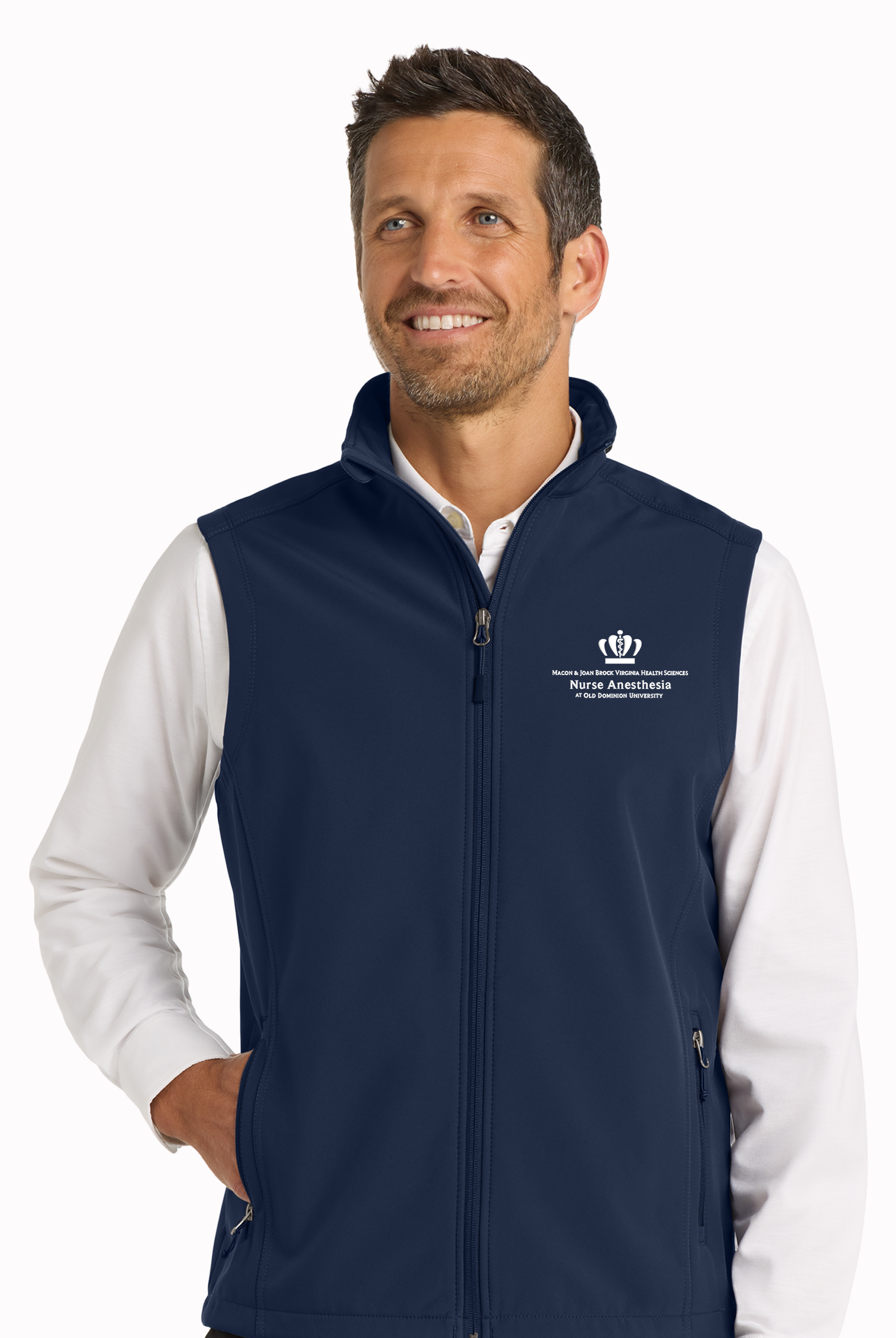 Old Dominion University, Port Authority® Core Soft Shell Vest - Navy