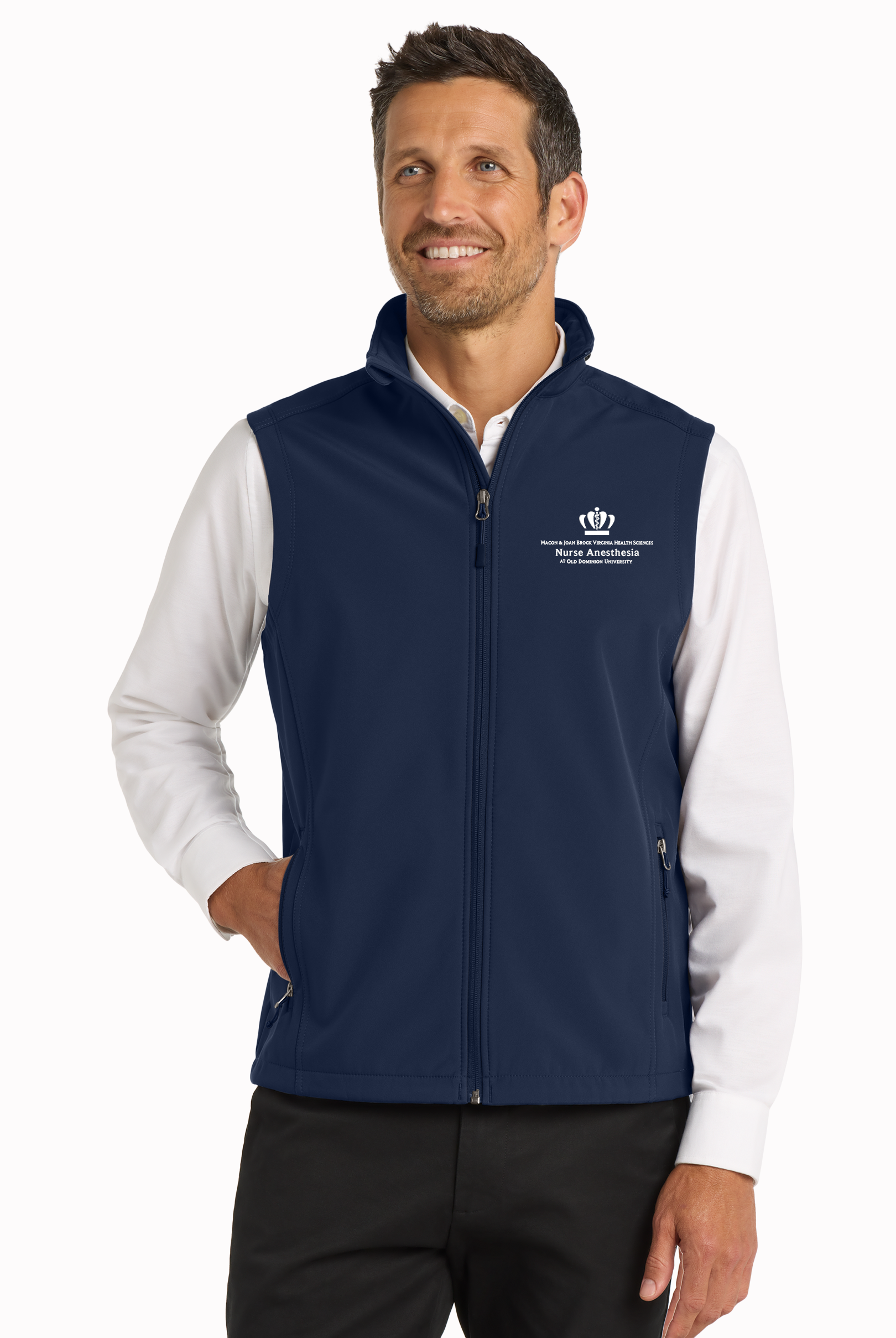 Old Dominion University, Port Authority® Core Soft Shell Vest - Navy