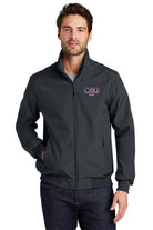 Old Dominion University, ODU Military - Alumni , Port Authority® Soft Shell Bomber Jacket - Gray