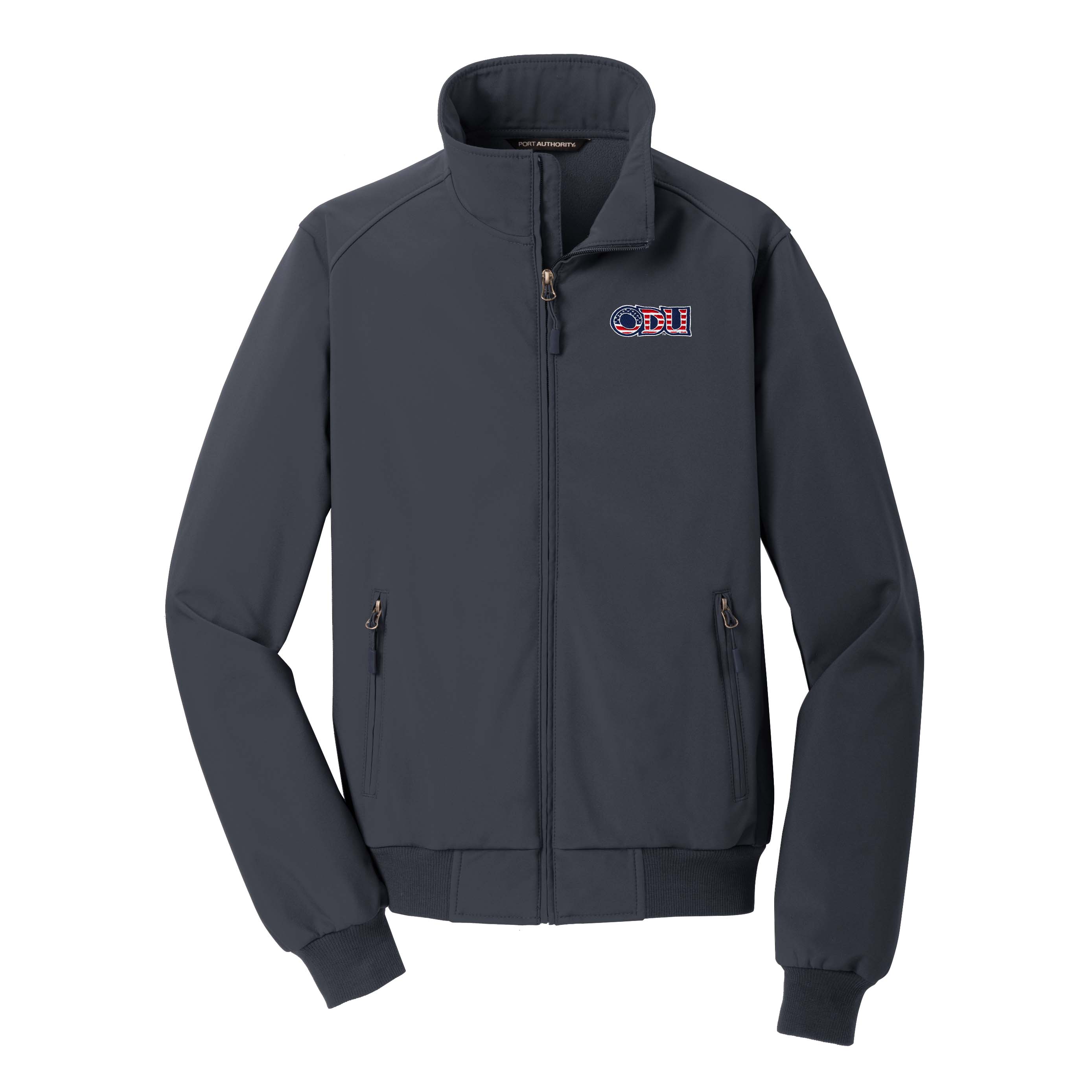 Old Dominion University, ODU Military - Logo , Port Authority® Soft Shell Bomber Jacket - Grey