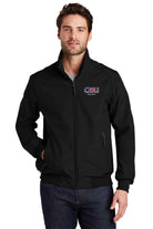 Old Dominion University, ODU Military - Navy ROTC , Port Authority® Soft Shell Bomber Jacket - Black