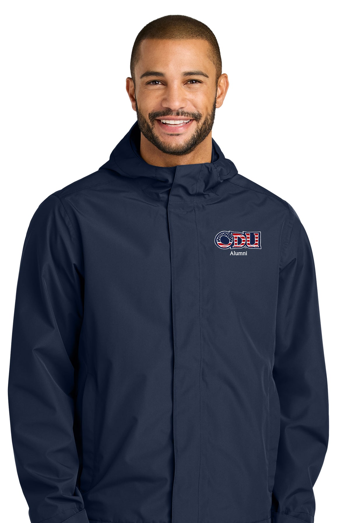 Old Dominion University, ODU Military - Alumni, C-FREE® Rain Jacket - Navy