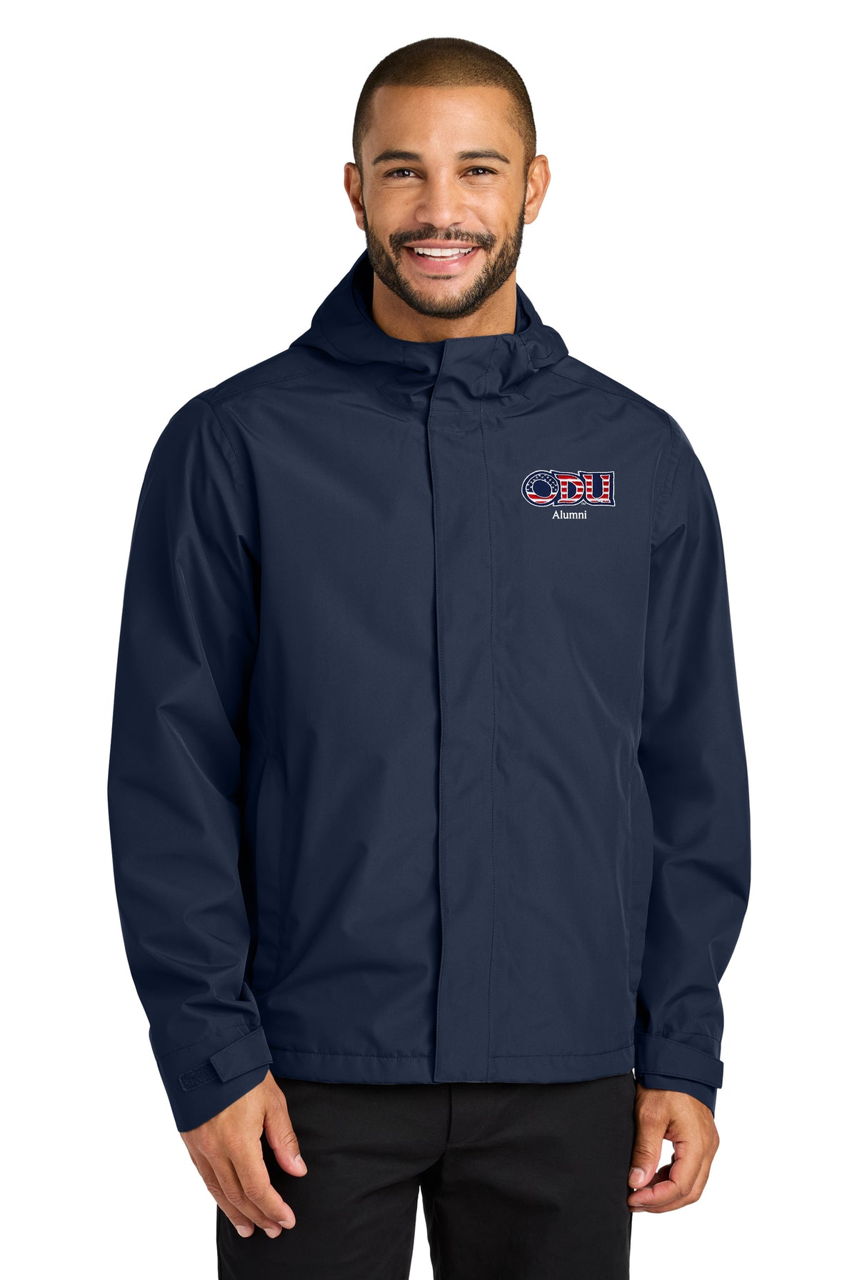 Old Dominion University, ODU Military - Alumni, C-FREE® Rain Jacket - Navy