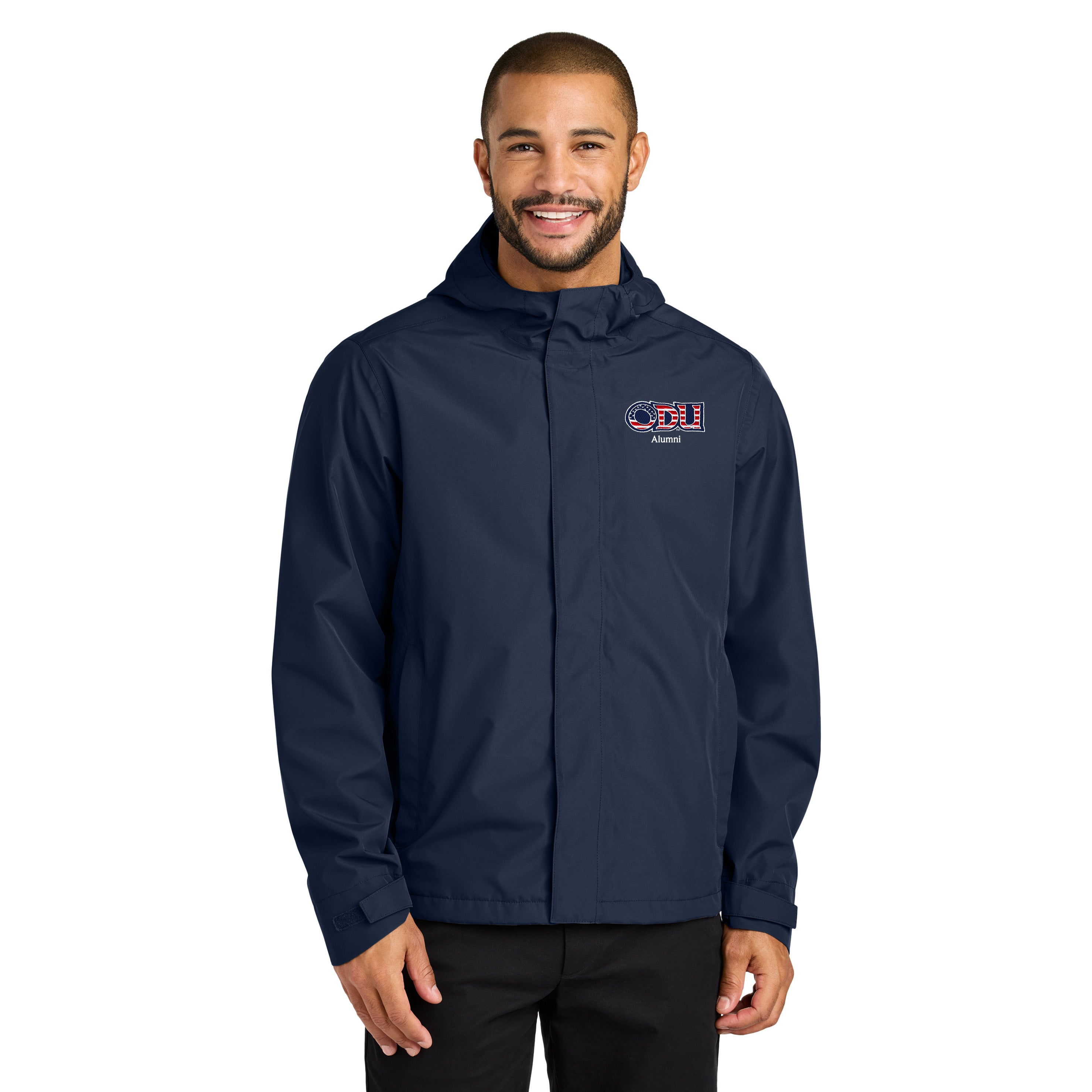 Old Dominion University, ODU Military - Alumni, C-FREE® Rain Jacket - Navy
