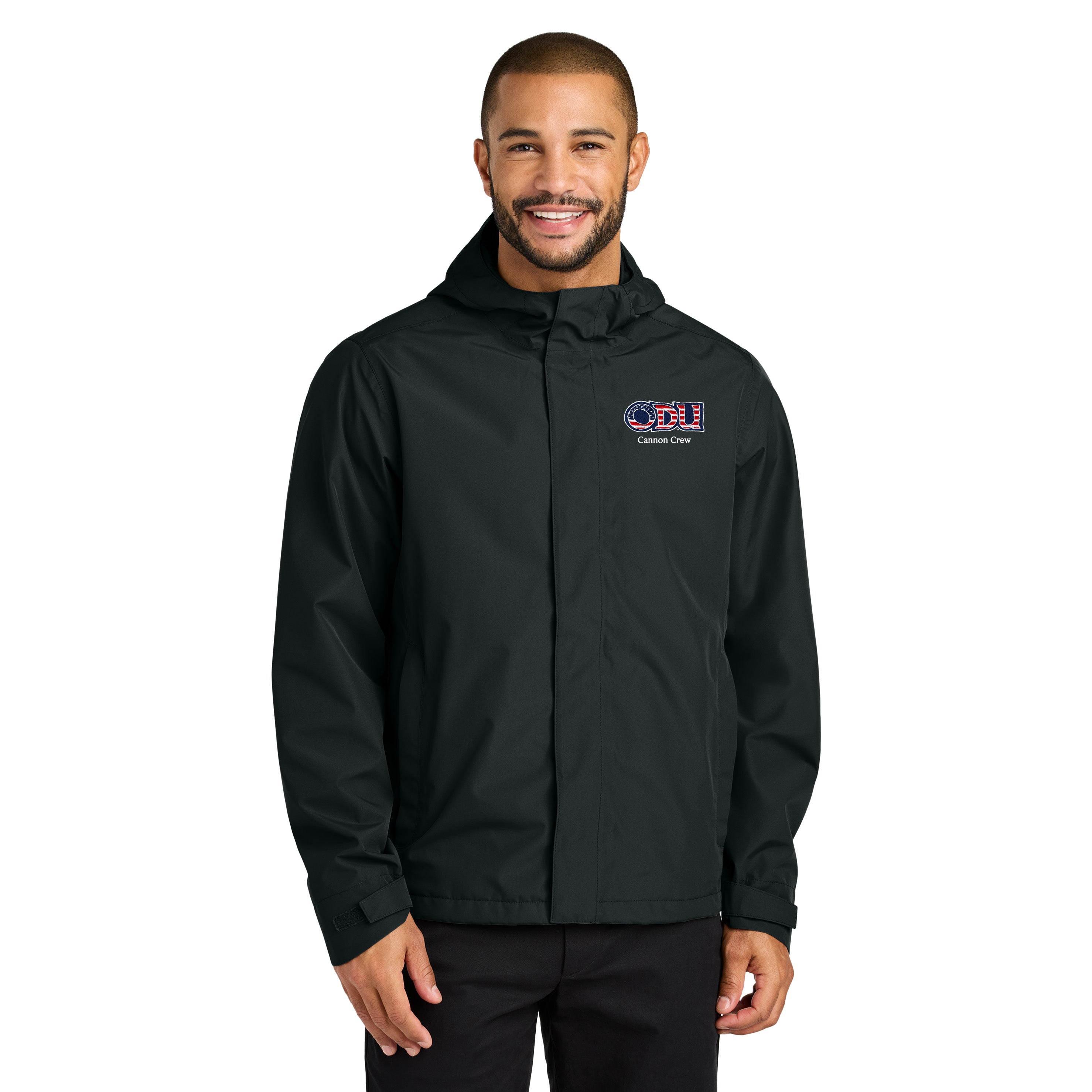 Old Dominion University, ODU Military - Cannon Crew, C-FREE® Rain Jacket - Black