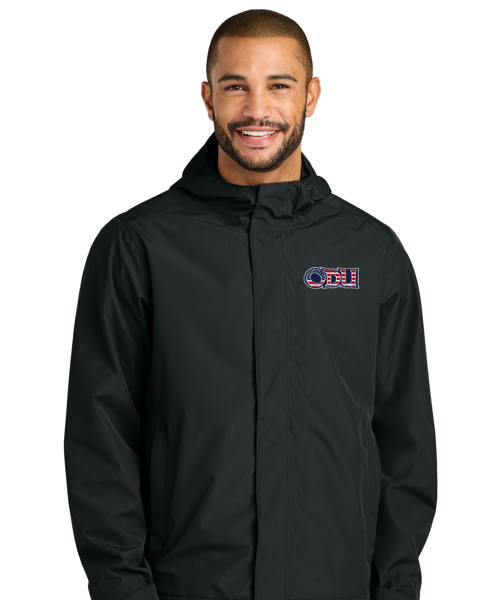 Old Dominion University, ODU Military, Military Logo, C-FREE® Rain Jacket - Black