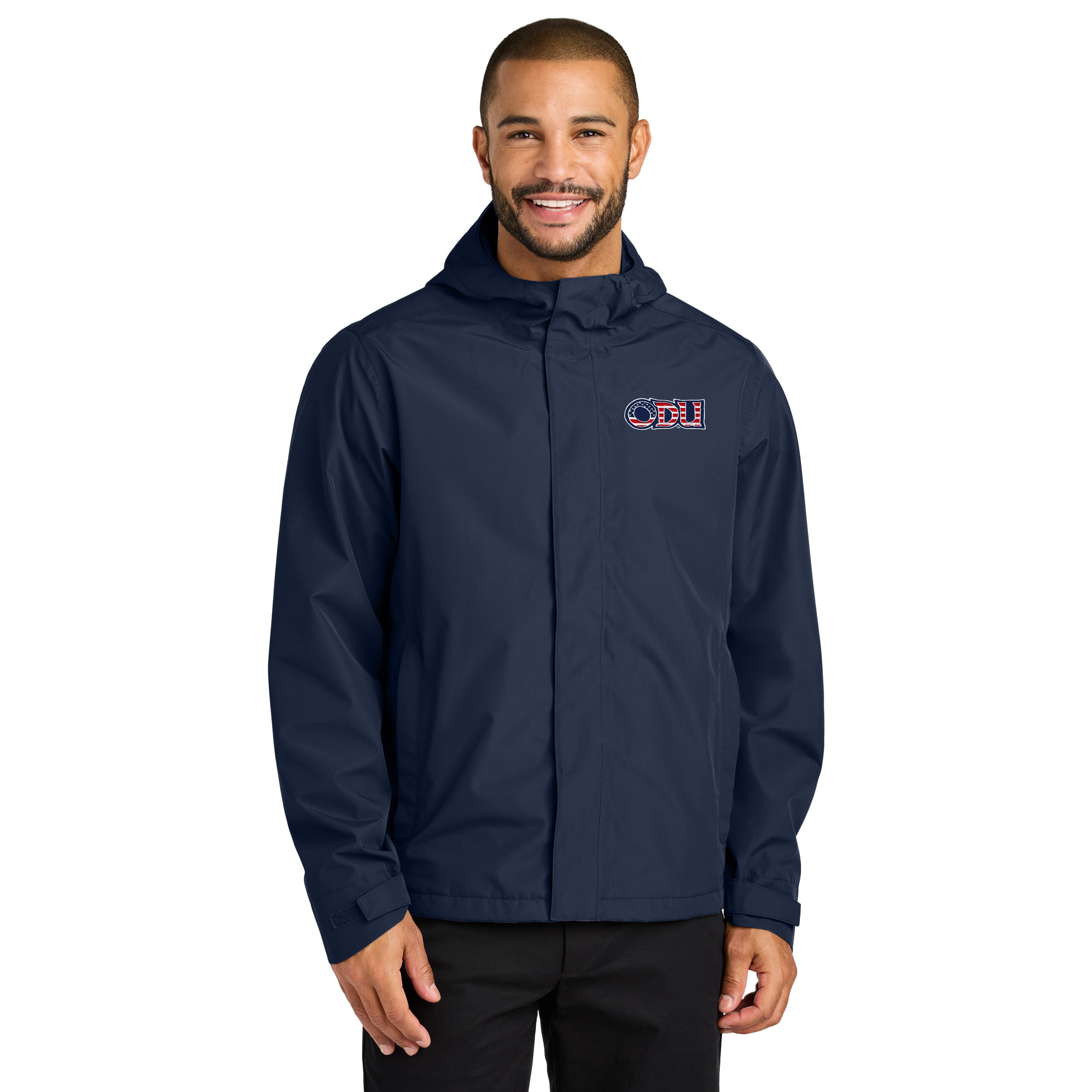 Old Dominion University, ODU Military, Military Logo, C-FREE® Rain Jacket - Navy