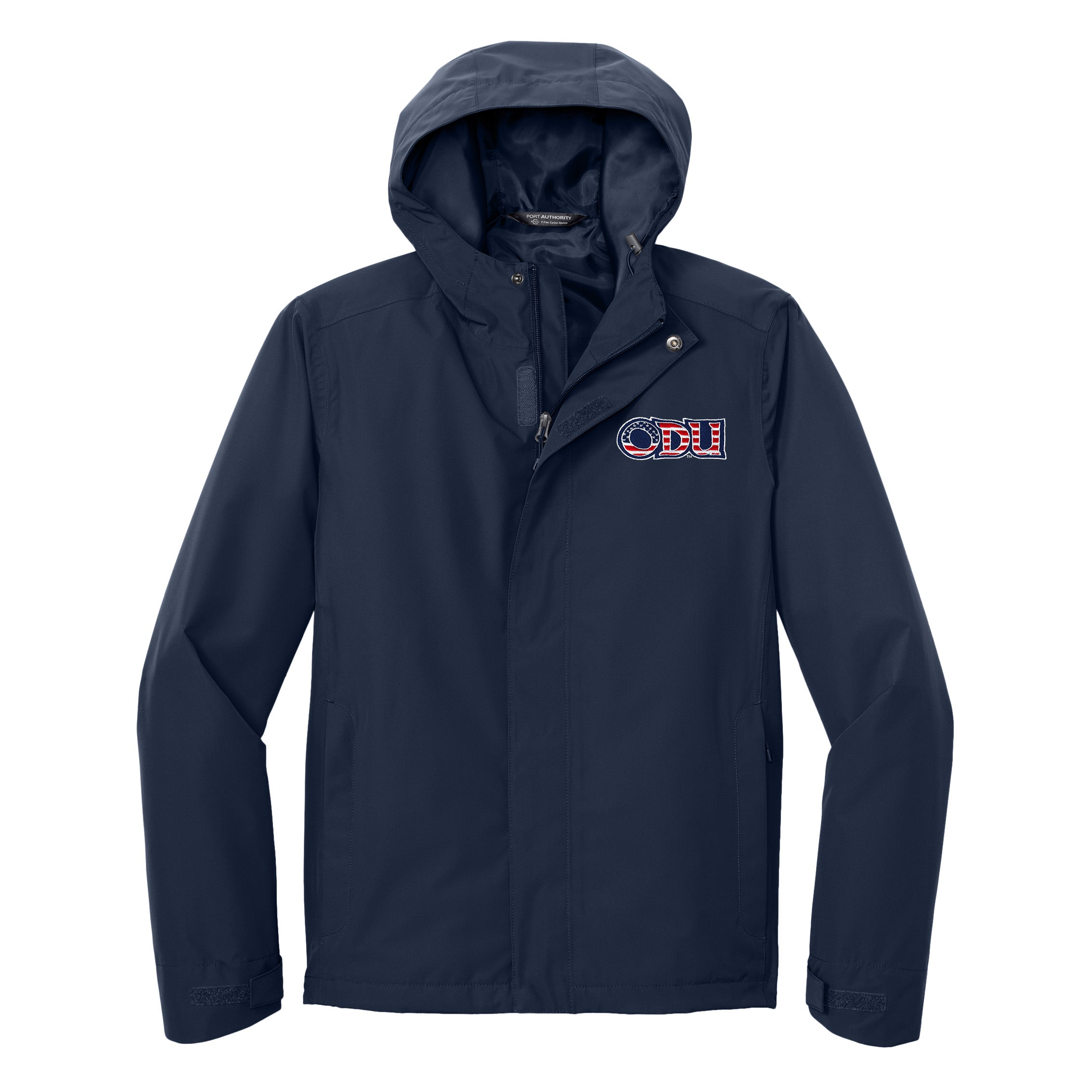 Old Dominion University, ODU Military, Military Logo, C-FREE® Rain Jacket - Navy