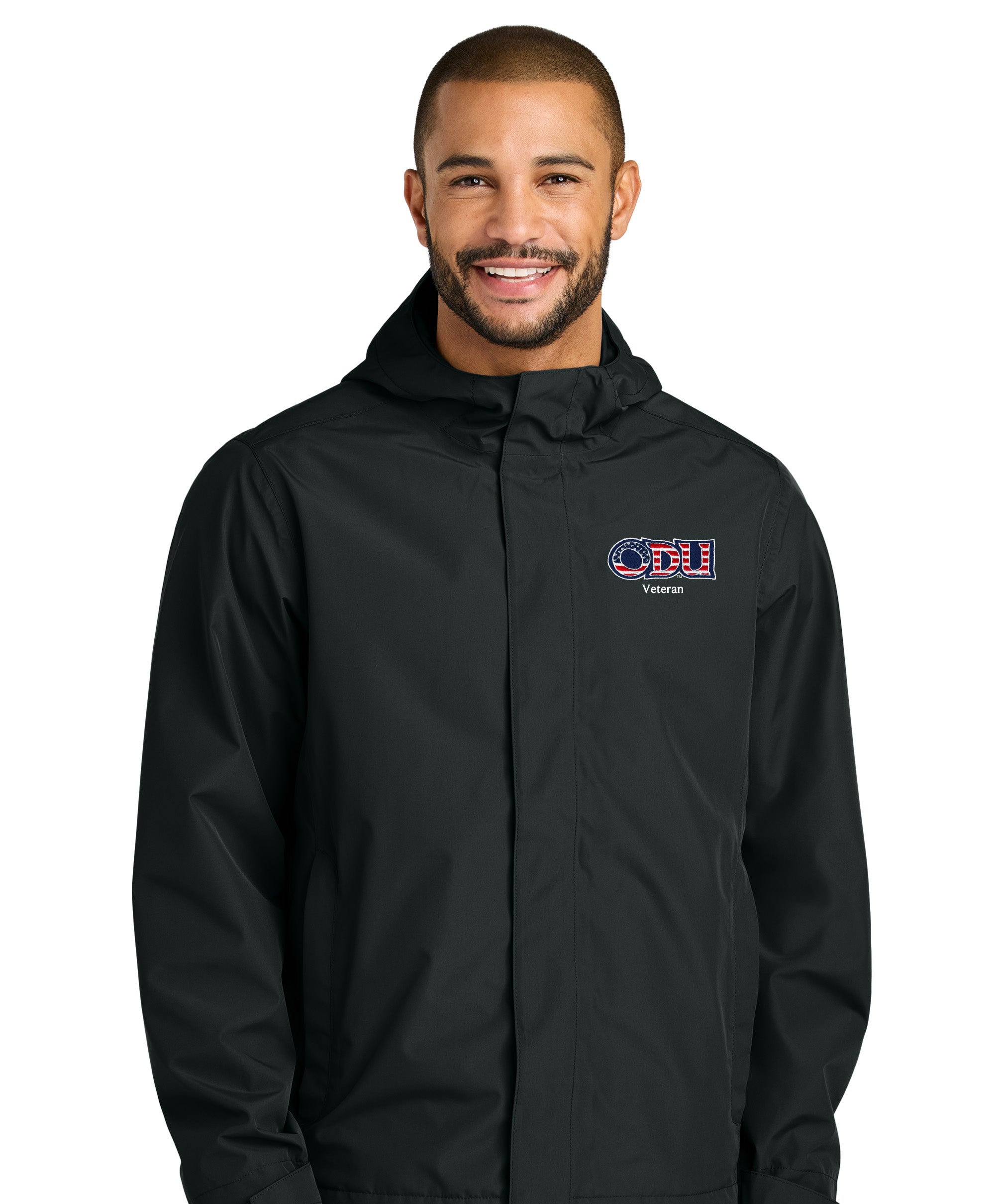 Old Dominion University, ODU Military - Veteran, C-FREE® Rain Jacket - Black
