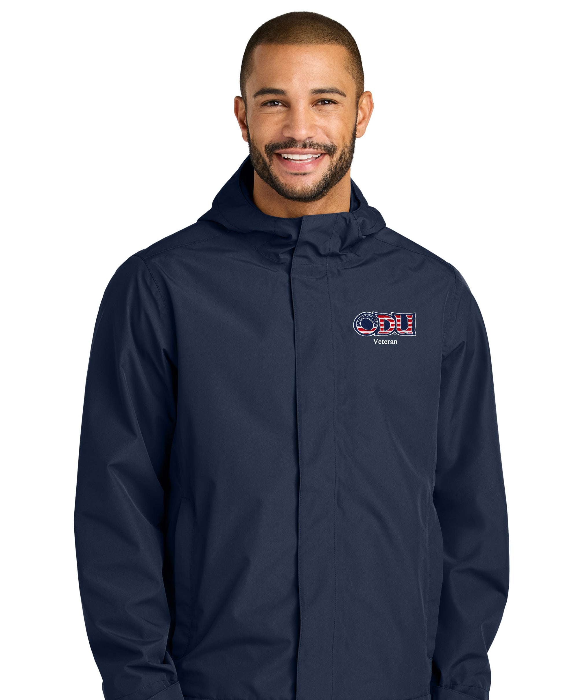 Old Dominion University, ODU Military - Veteran, C-FREE® Rain Jacket - Navy