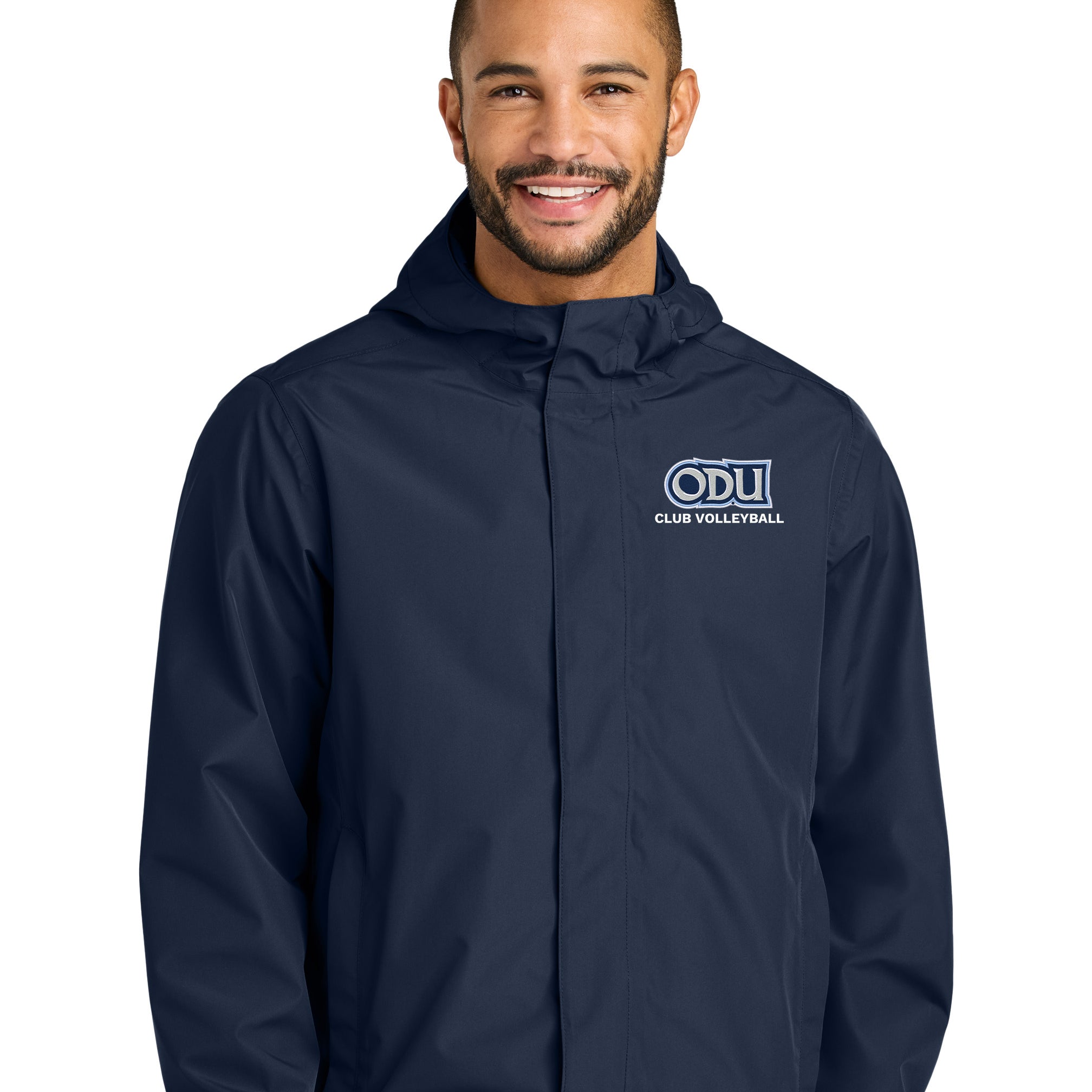 Old Dominion University, Club Sports - Volleyball, C-FREE® Rain Jacket - Navy