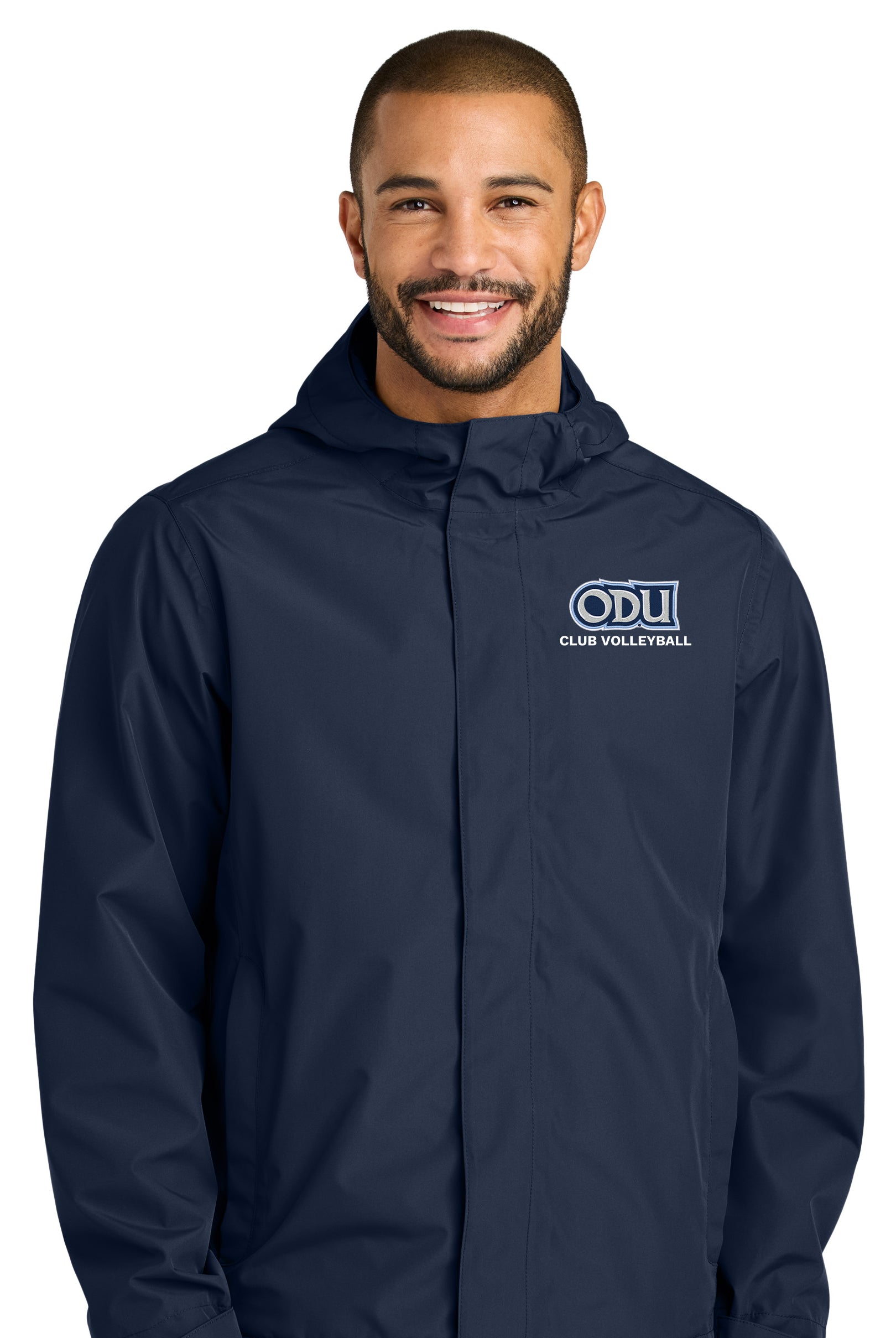Old Dominion University, Club Sports - Volleyball, C-FREE® Rain Jacket - Navy