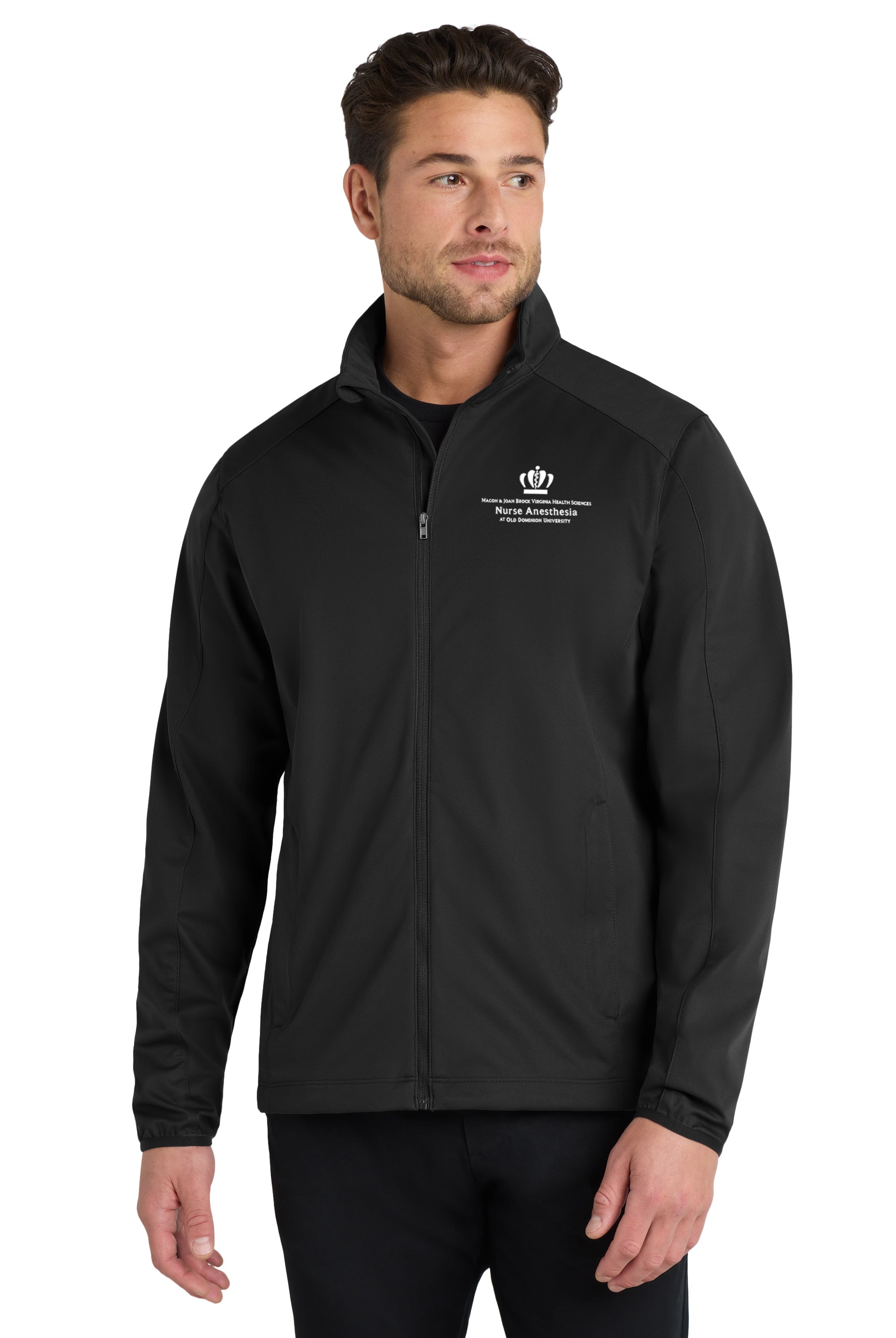 Old Dominion University, Nurse Anesthesia, Active Soft Shell Jacket - Black