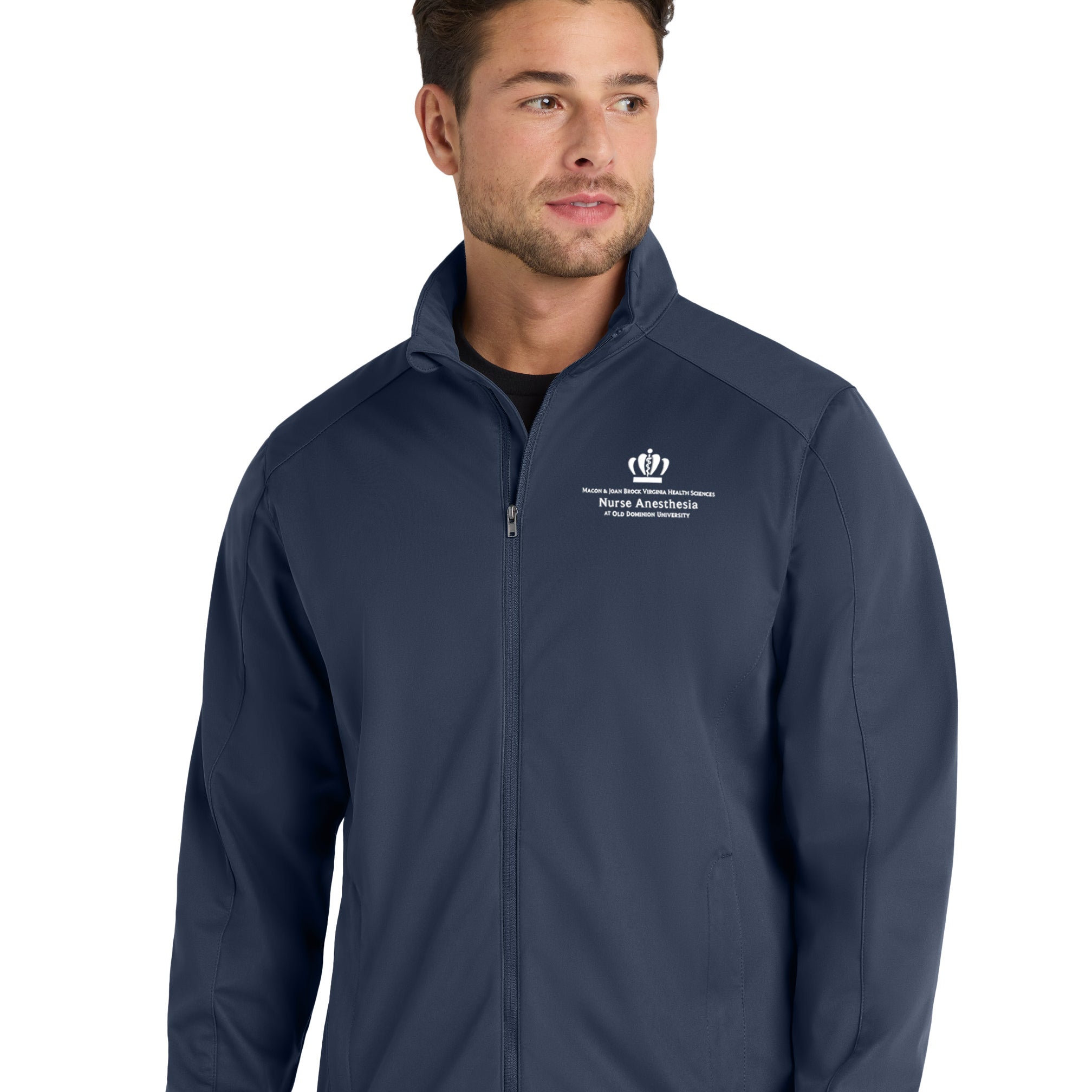 Old Dominion University, Nurse Anesthesia, Active Soft Shell Jacket - Navy