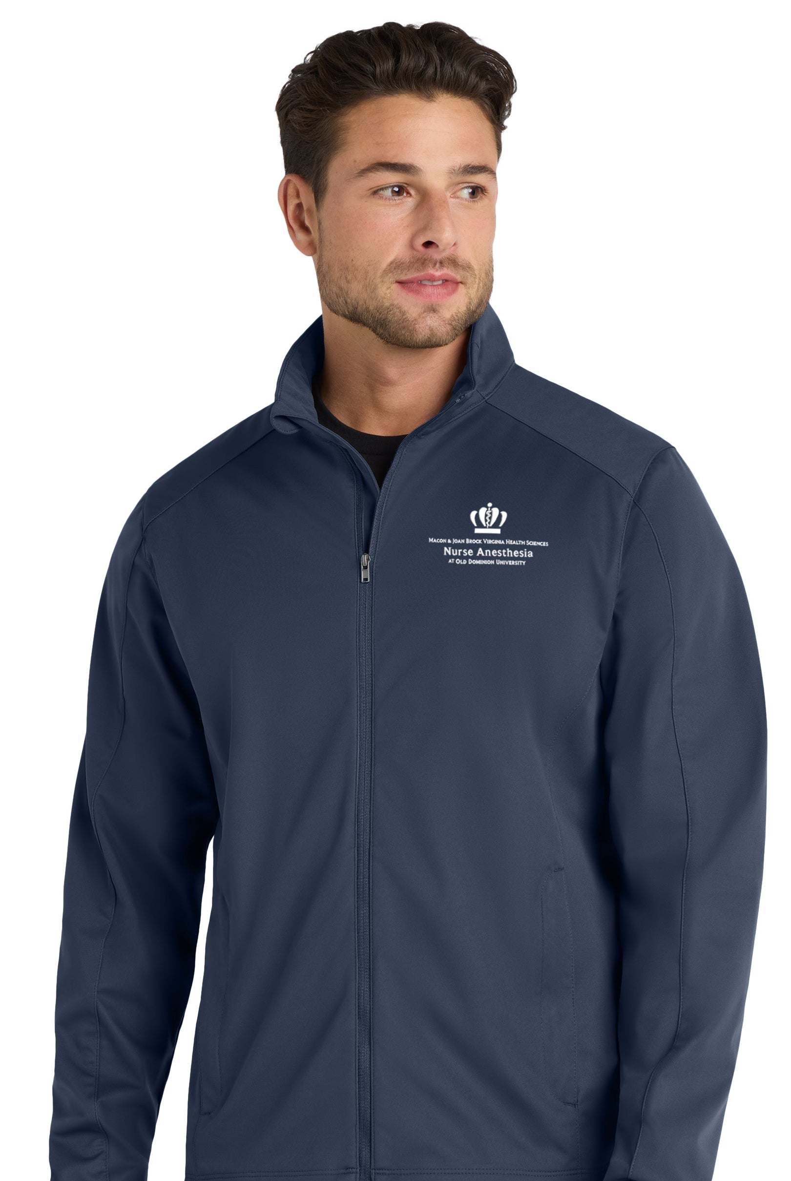 Old Dominion University, Nurse Anesthesia, Active Soft Shell Jacket - Navy