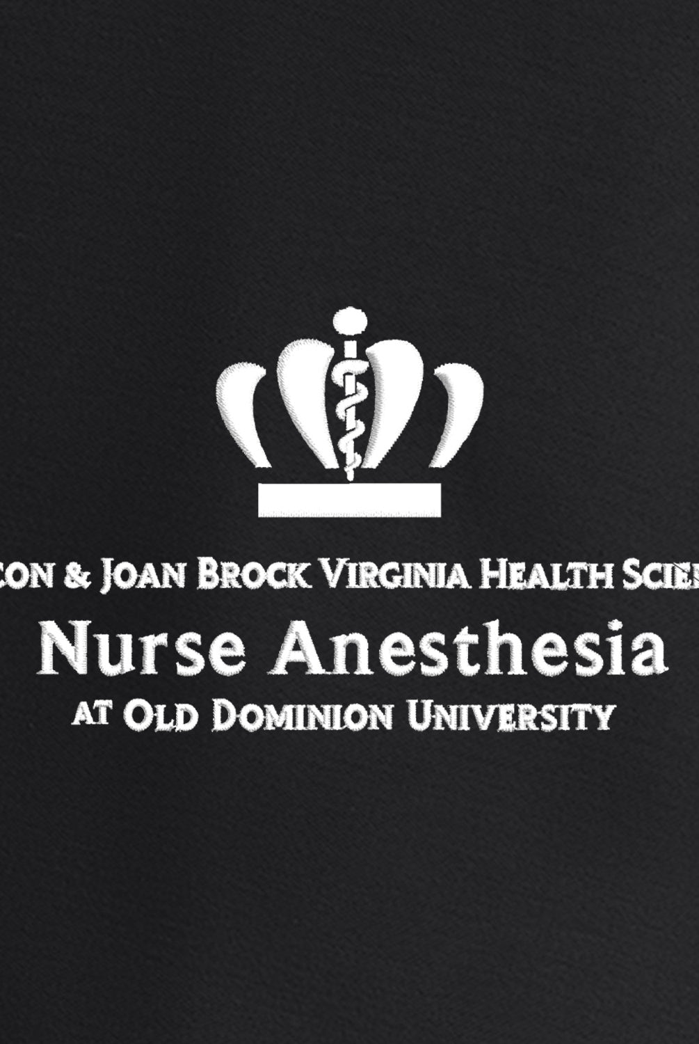 Old Dominion University, Nurse Anesthesia, Core Classic Pique Polo - Black