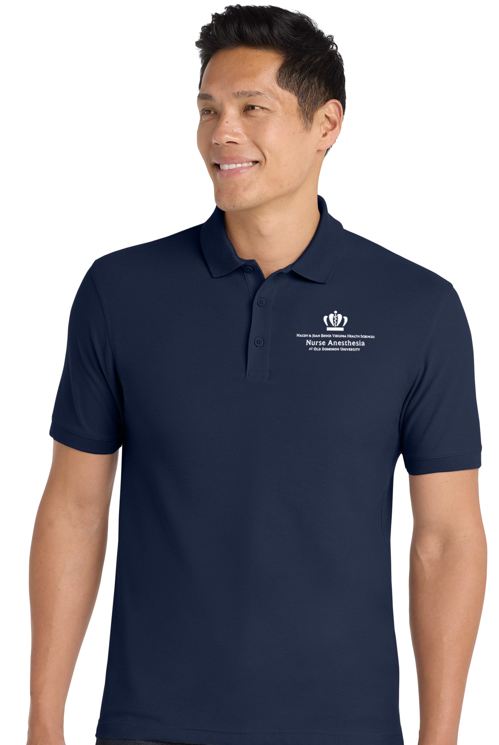 Old Dominion University, Nurse Anesthesia, Core Classic Pique Polo - Navy