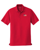 American Flag UV Micro-Mesh Polo Shirt- Red