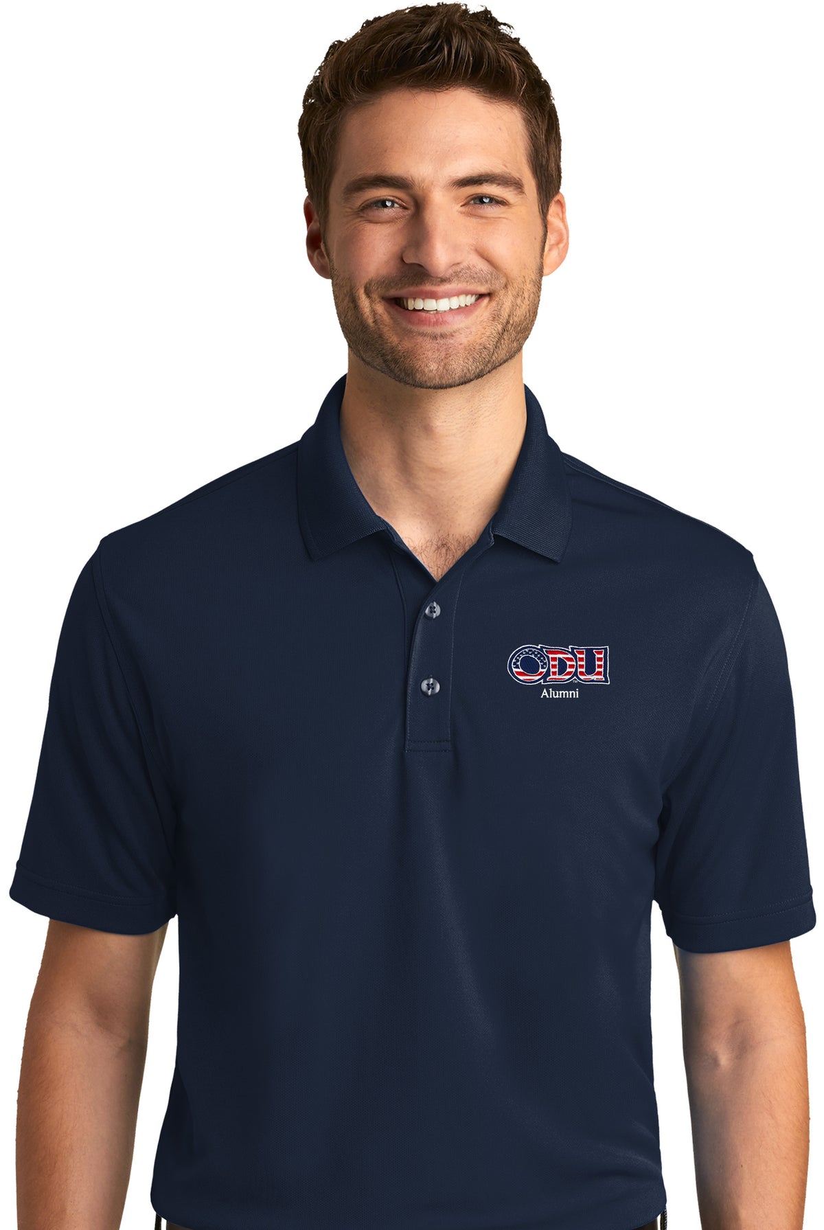 Old Dominion University, ODU - Alumni, Port Authority® Dry Zone® UV Micro-Mesh Polo Shirt - Navy