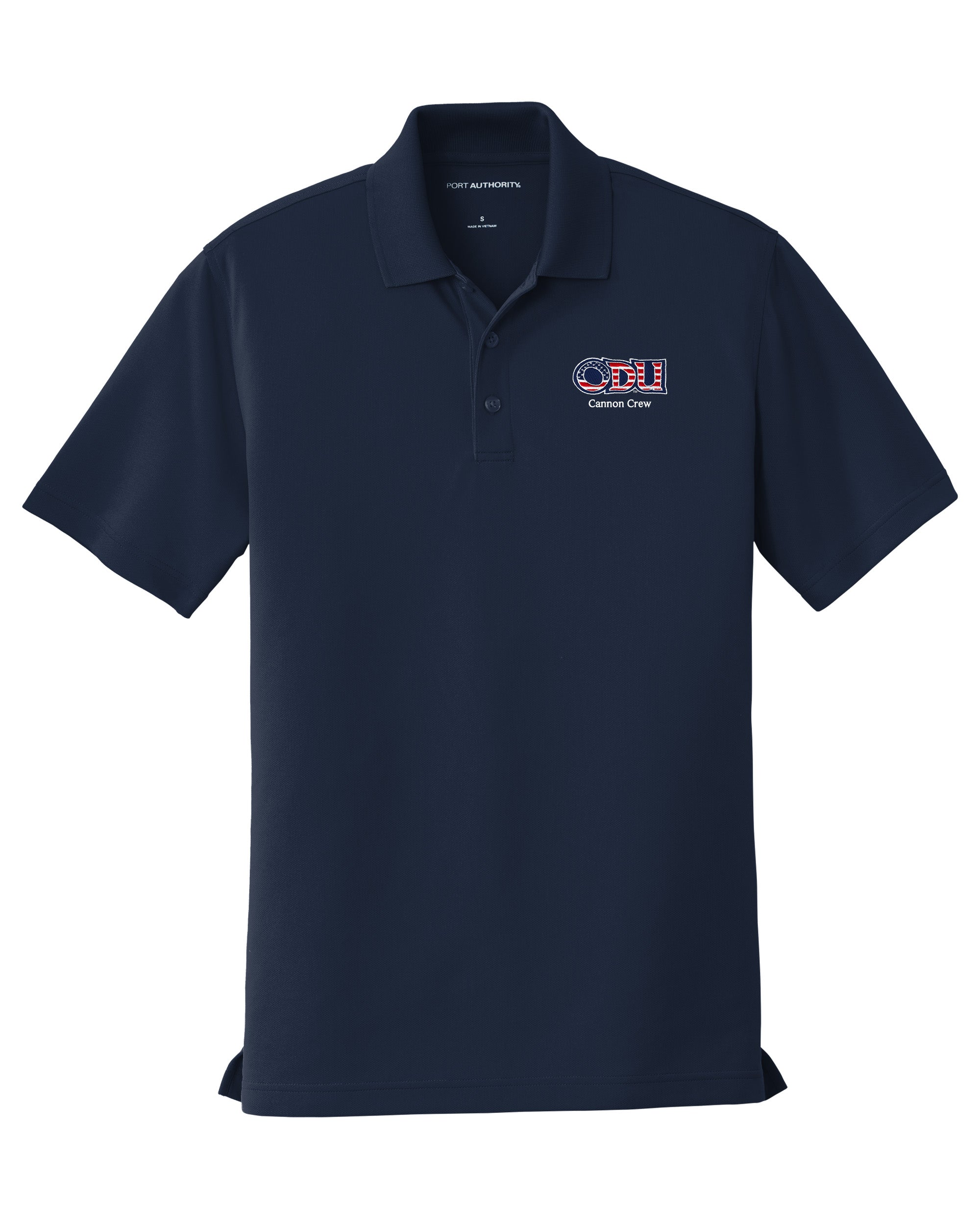 Old Dominion University, ODU - Cannon Crew, Port Authority® Dry Zone® UV Micro-Mesh Polo Shirt - Navy