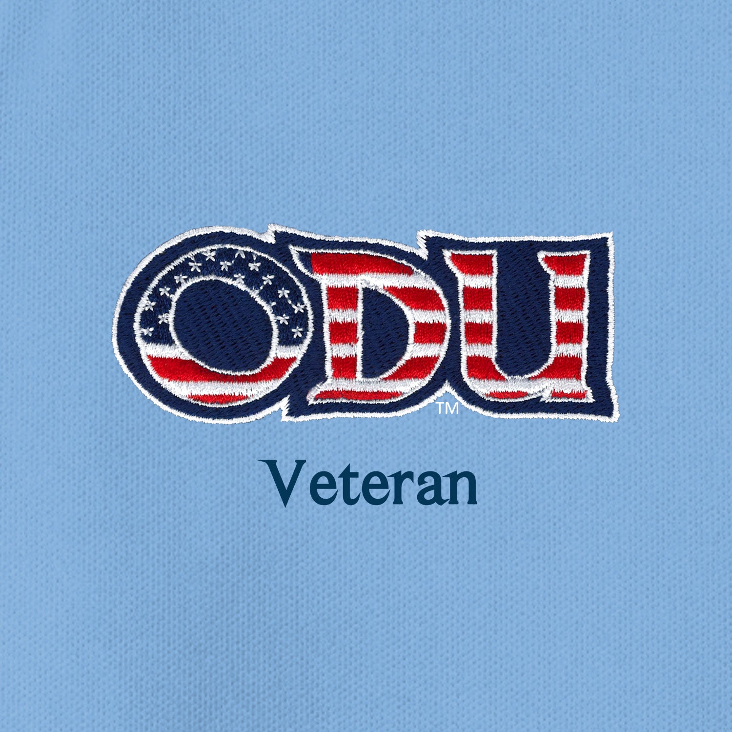 Old Dominion University, ODU - Veteran, Port Authority® Dry Zone® UV Micro-Mesh Polo Shirt - Carolina Blue