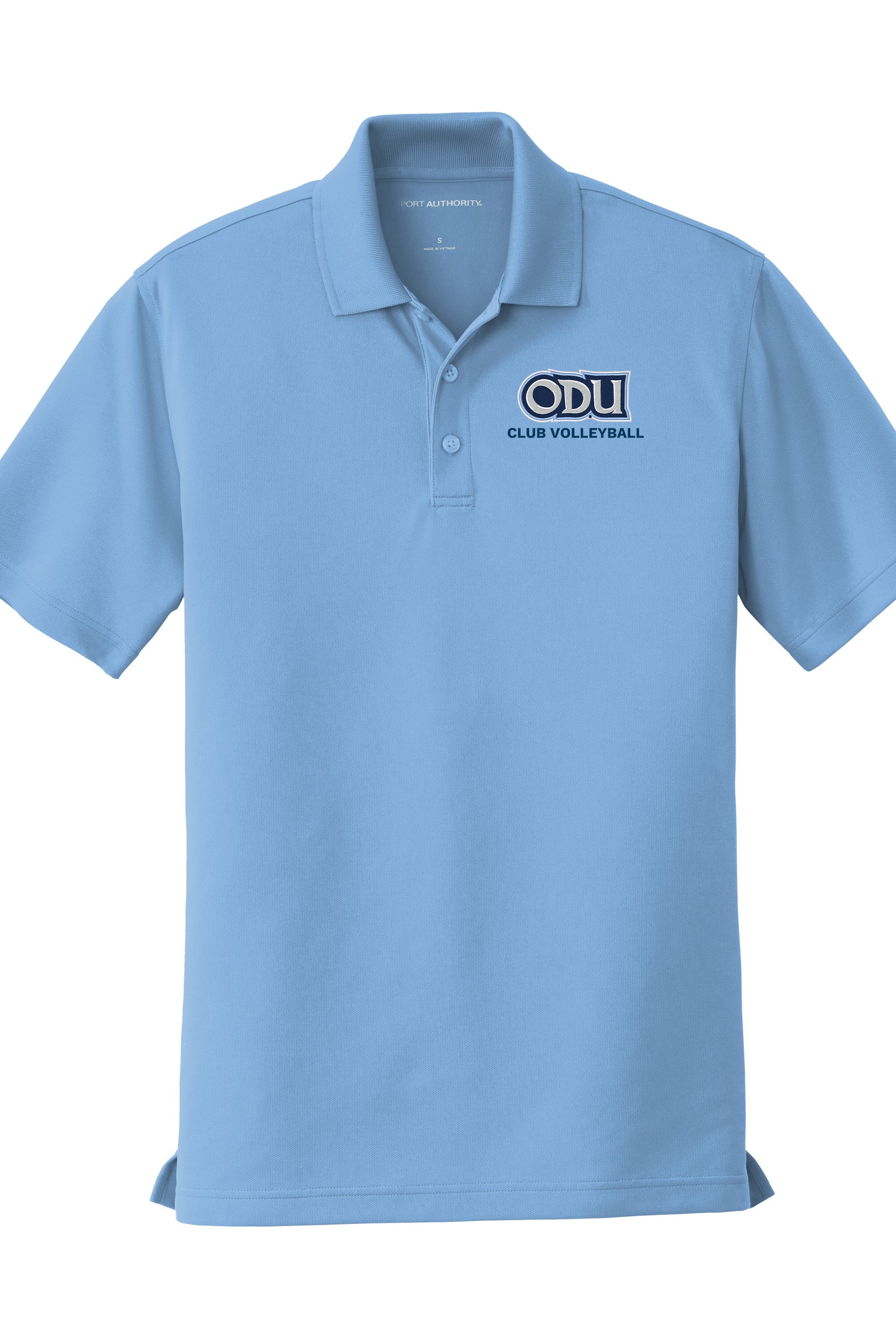 Old Dominion University, Club Sports - Volleyball, Port Authority® Dry Zone® UV Micro-Mesh Polo Shirt - Hudson Blue