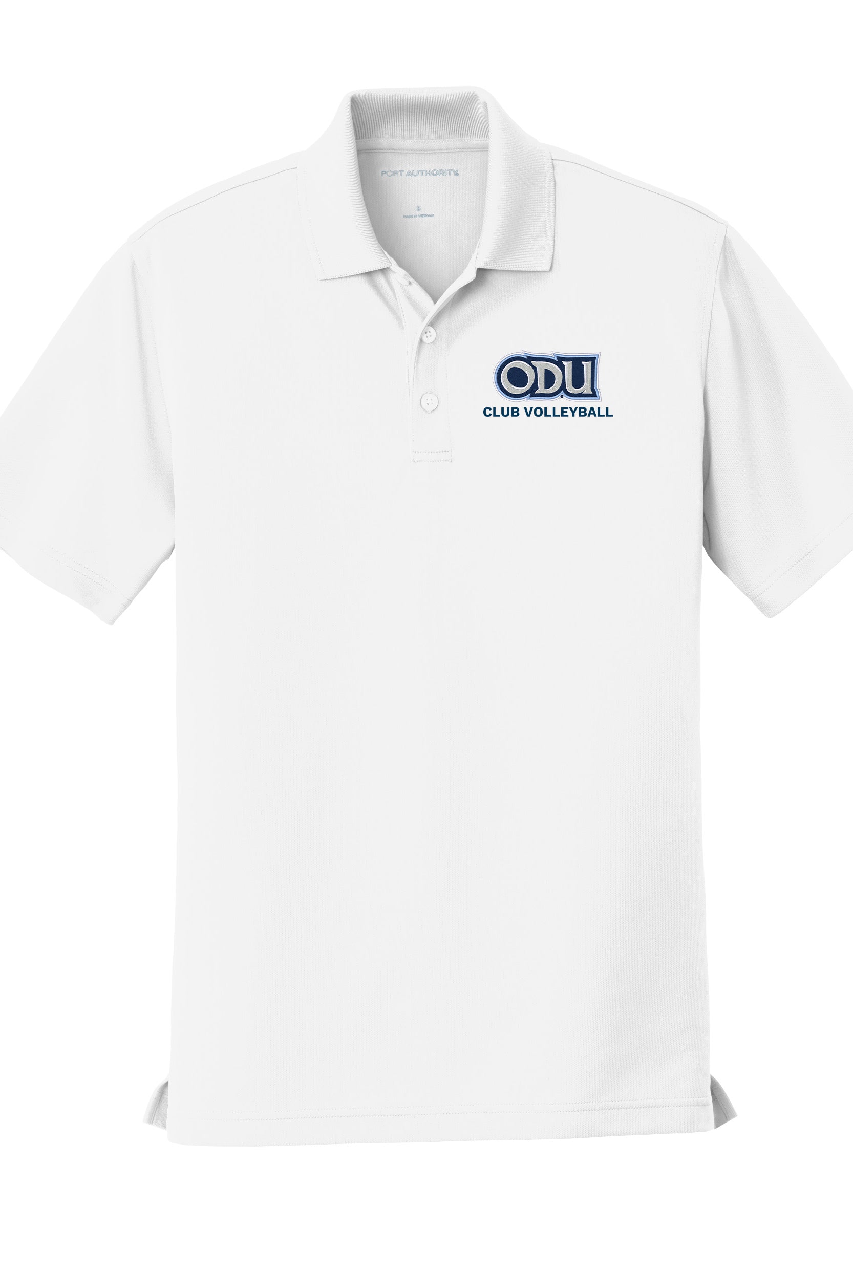 Old Dominion University, Club Sports - Volleyball, Port Authority® Dry Zone® UV Micro-Mesh Polo Shirt - White