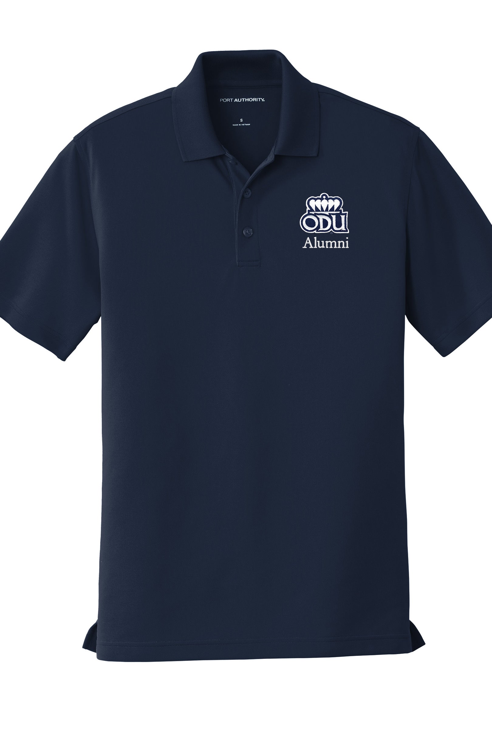 Old Dominion University, ODU, Alumni, Port Authority® Dry Zone® UV Micro-Mesh Polo Shirt - Navy