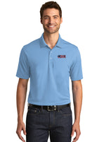 Old Dominion University, ODU Military - Logo, Port Authority® Dry Zone® UV Micro-Mesh Polo Shirt - Carolina Blue