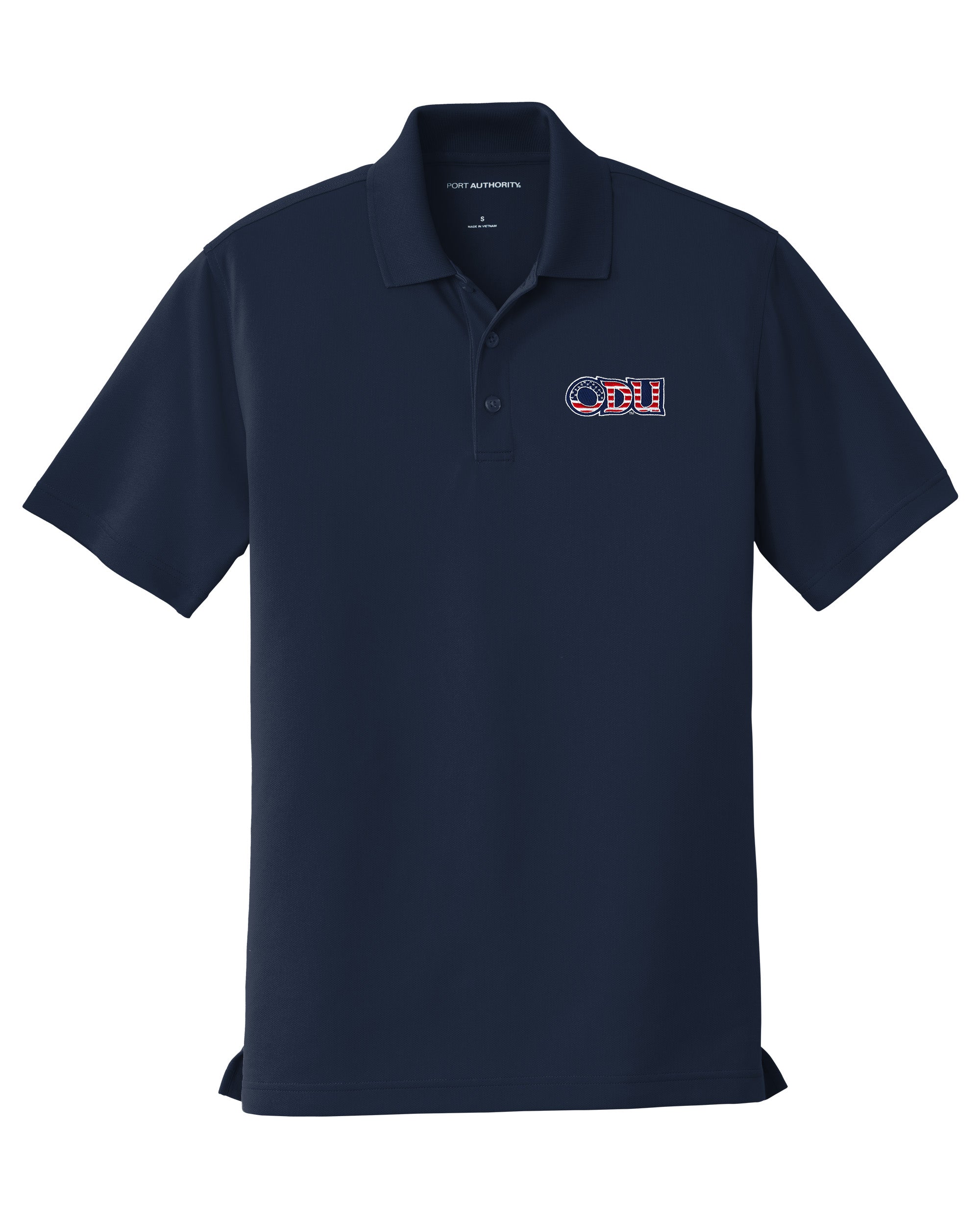 Old Dominion University, ODU Military - Logo, Port Authority® Dry Zone® UV Micro-Mesh Polo Shirt - Navy