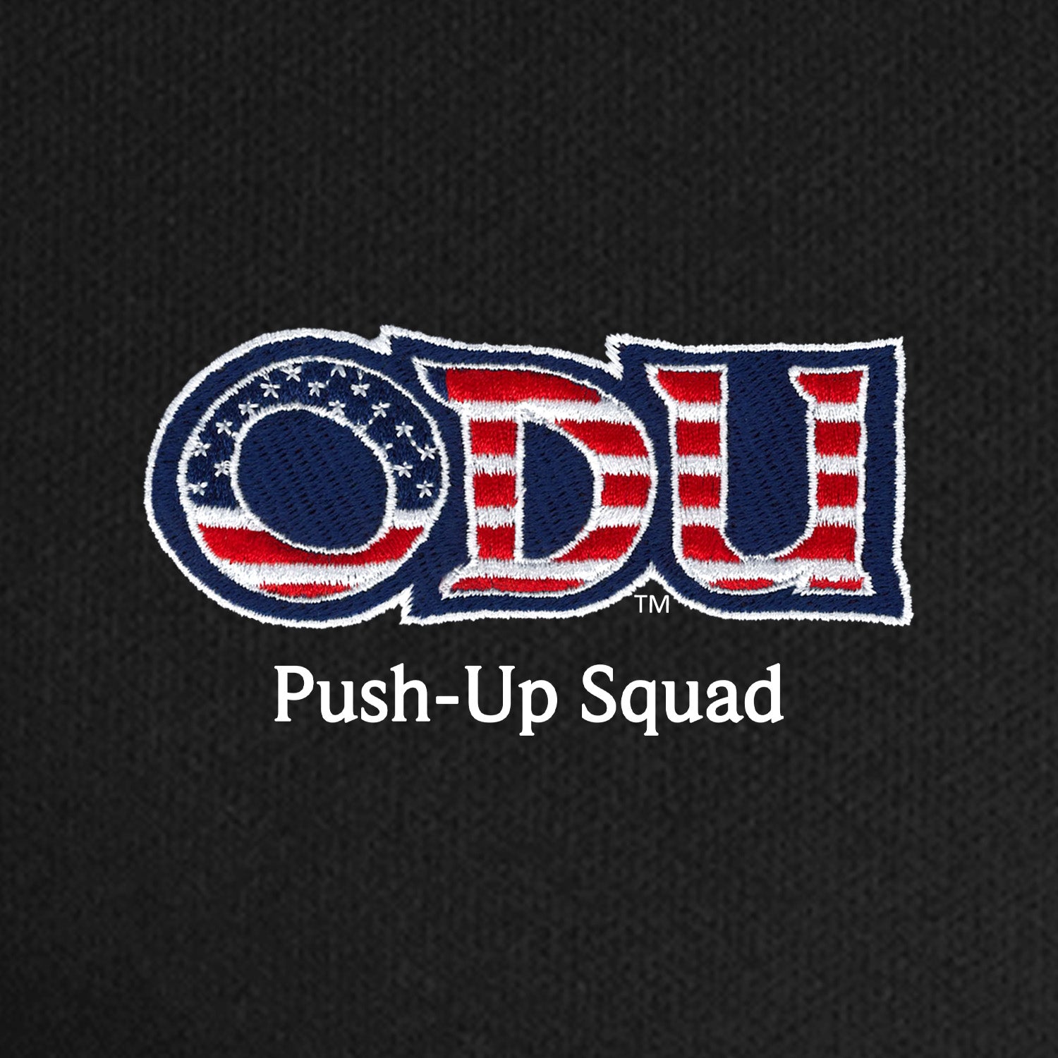 Old Dominion University, ODU Military - Push-Up Squad, UV Micro-Mesh Tipped Polo - Black