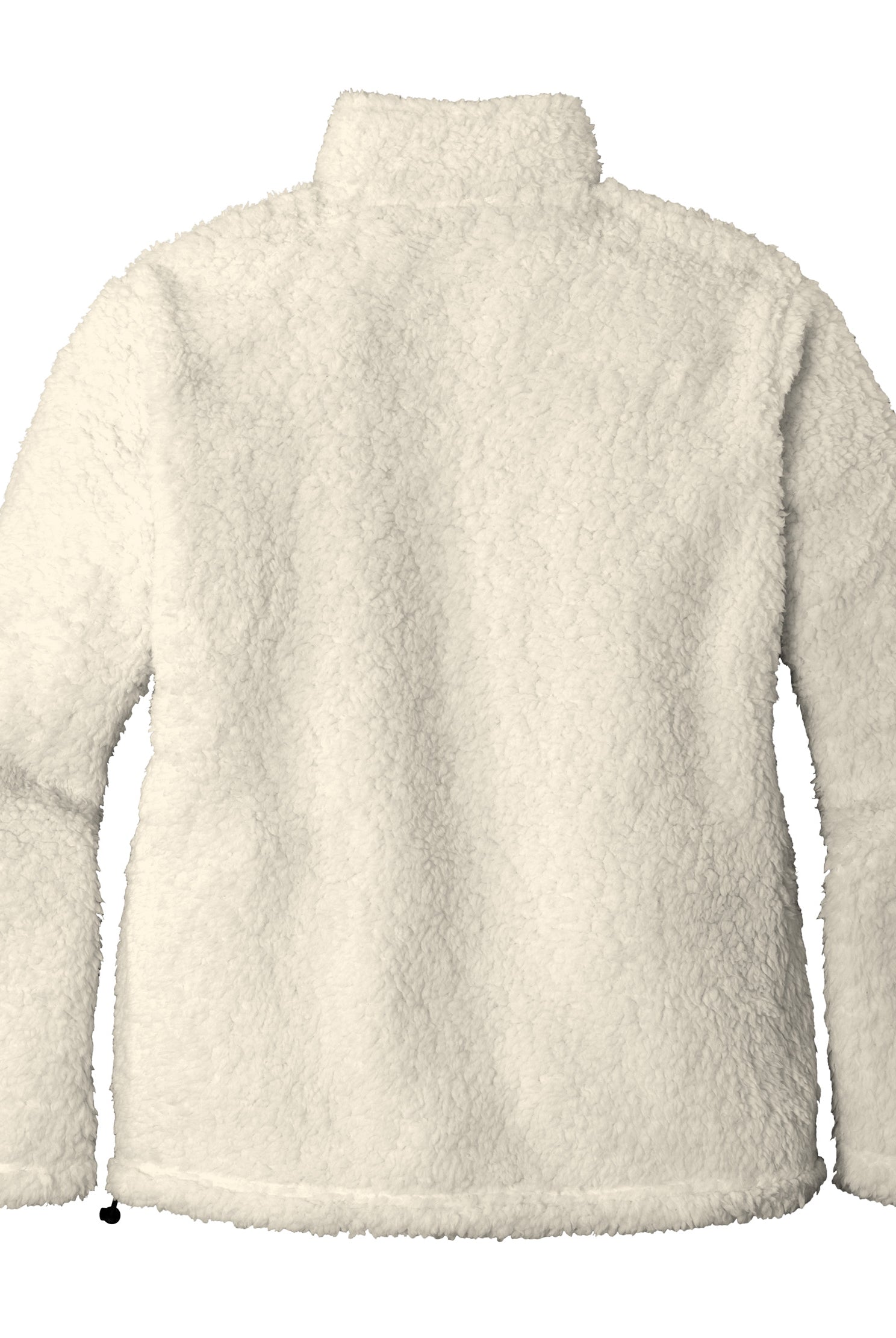 Old Dominion University, Vintage Logo, Women's Cozy Fleece Jacket- Marshmallow