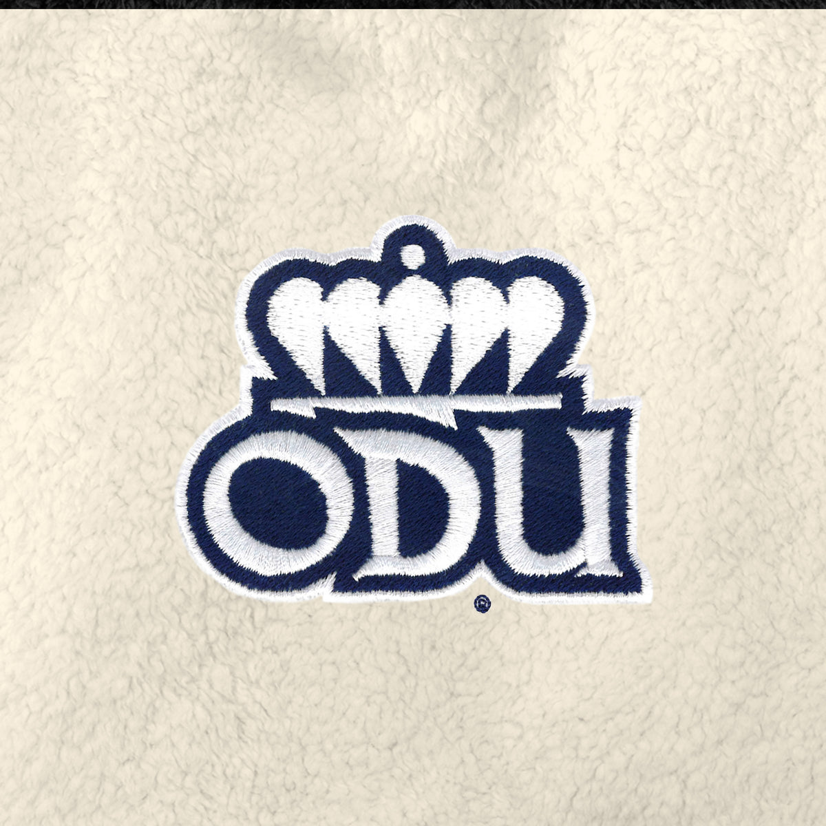 Old Dominion University, ODU, Women's Cozy Fleece Hoodie - Marshmallow
