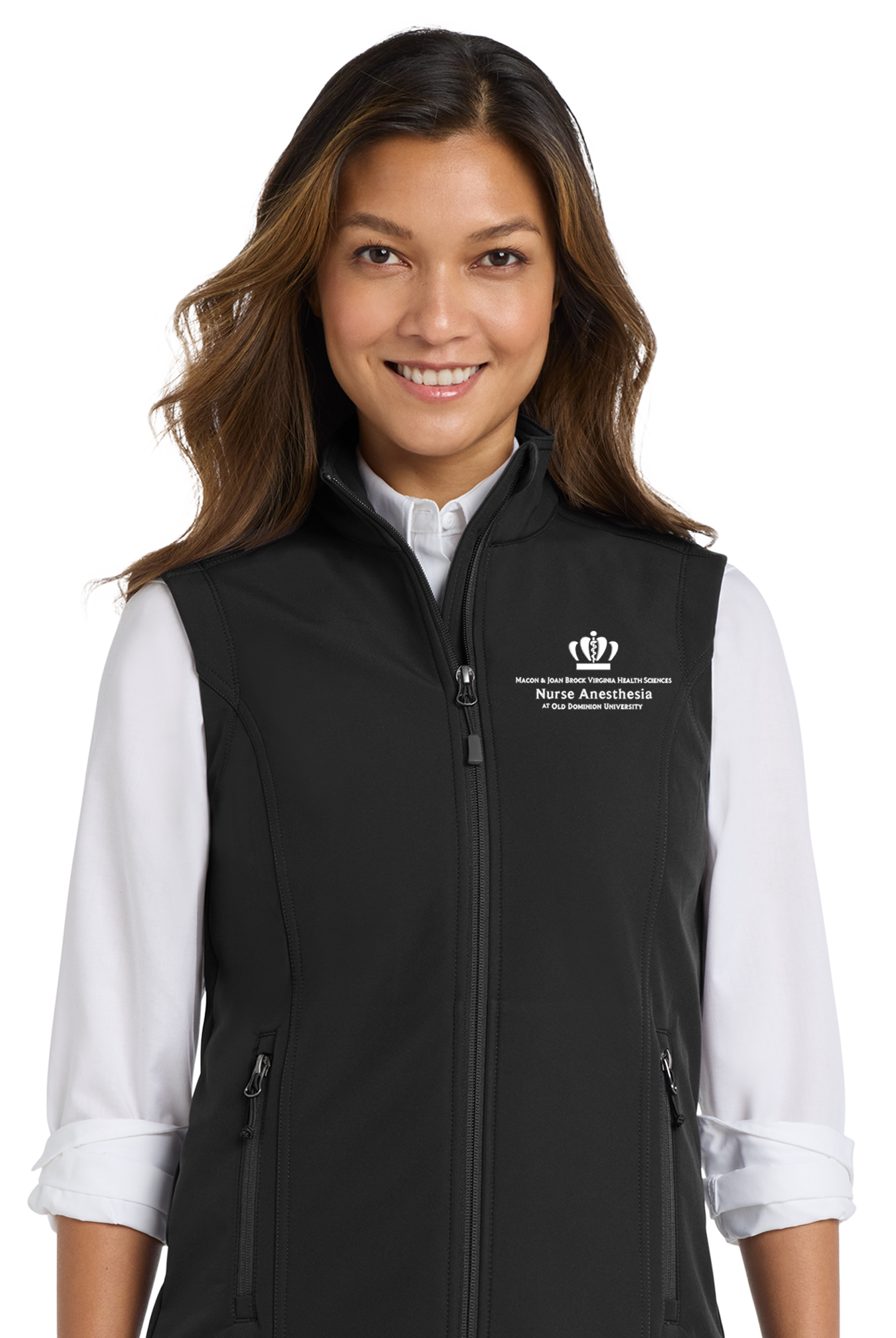 Old Dominion University, Port Authority® Women's Core Soft Shell Vest - Black