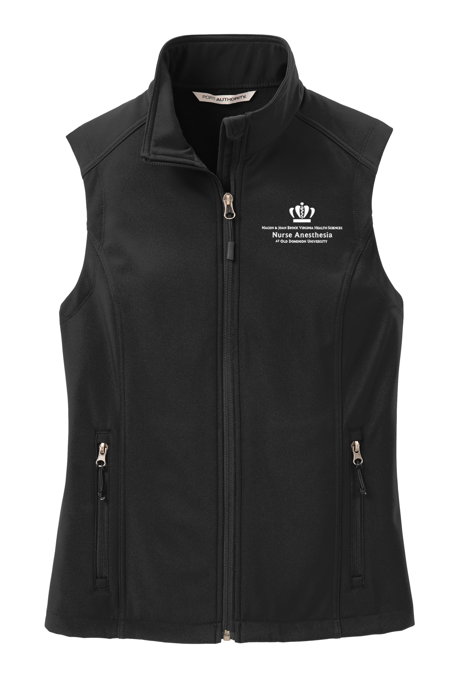 Old Dominion University, Port Authority® Women's Core Soft Shell Vest - Black