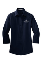 Old Dominion University, Nurse Anesthesia, Women's 3/4-Sleeve Easy Care Shirt - Navy