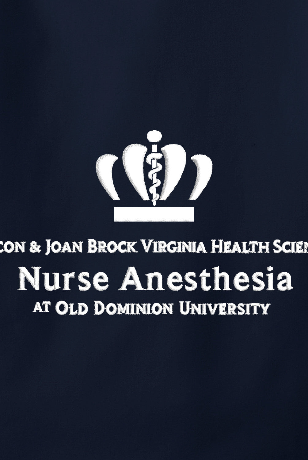 Old Dominion University, Nurse Anesthesia, Women's 3/4-Sleeve Easy Care Shirt - Navy