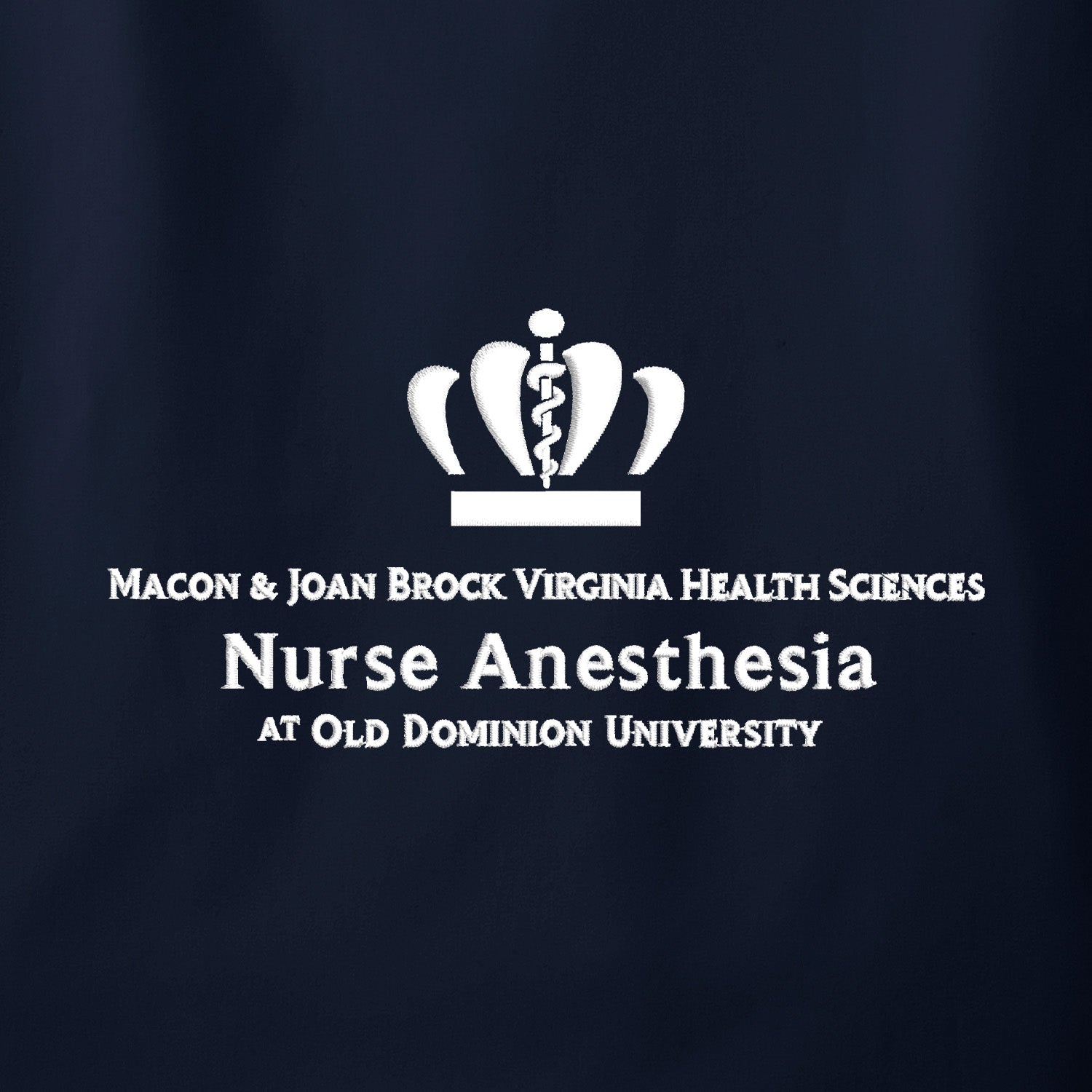 Old Dominion University, Nurse Anesthesia, Women's 3/4-Sleeve Easy Care Shirt - Navy
