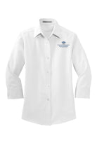 Old Dominion University, Nurse Anesthesia, Women's 3/4-Sleeve Easy Care Shirt - White