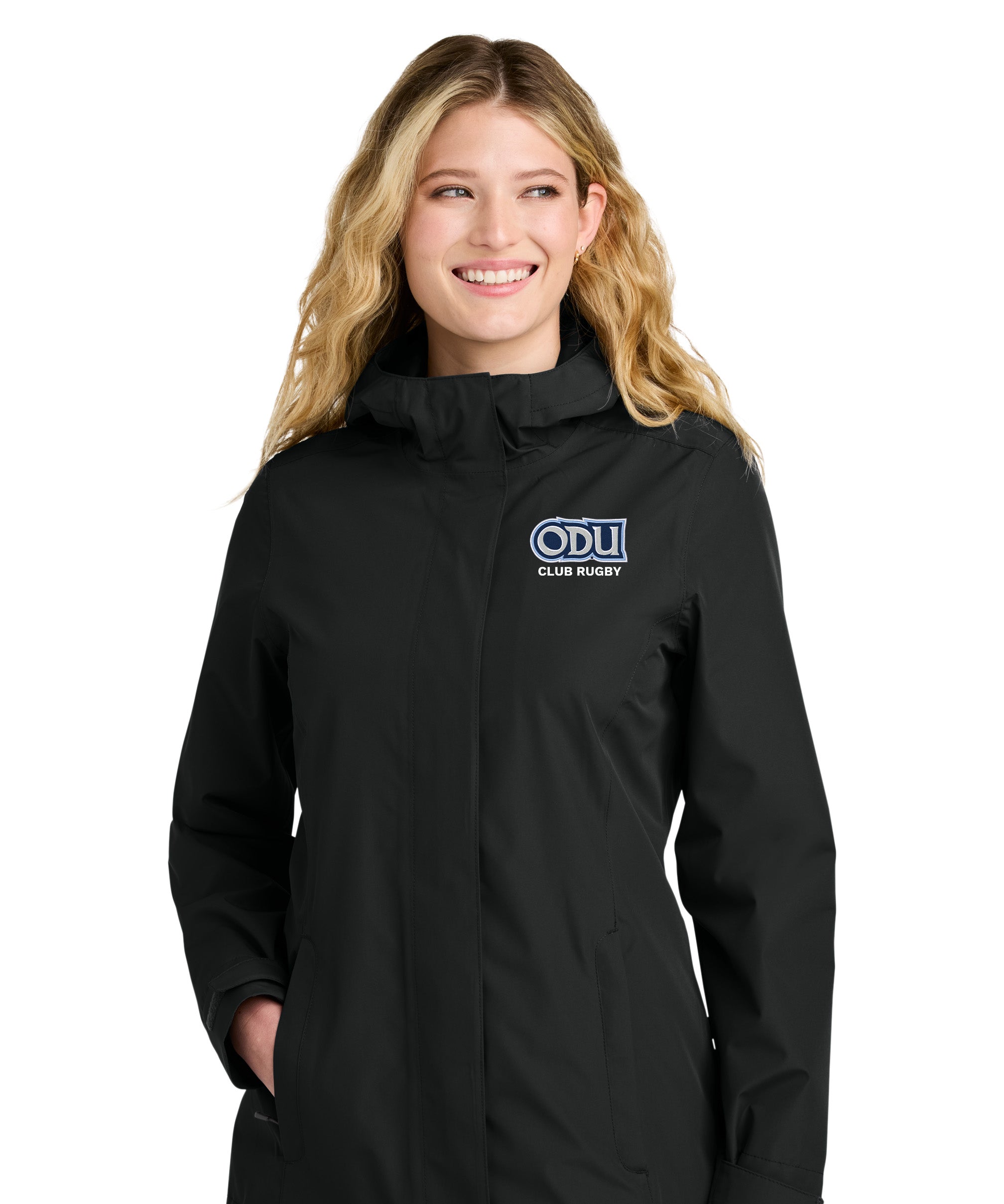 Old Dominion University, Club Sports - Rugby, Women’s C-FREE® Rain Jacket - Black