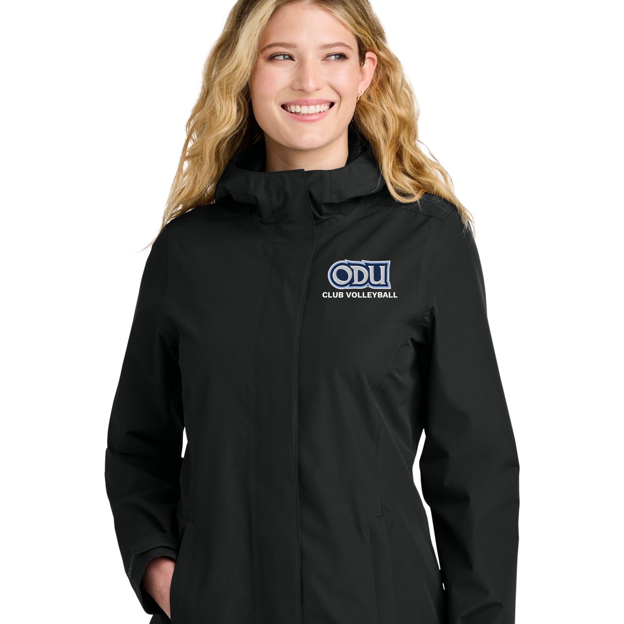 Old Dominion University, Club Sports - Volleyball, Women’s C-FREE® Rain Jacket - Black