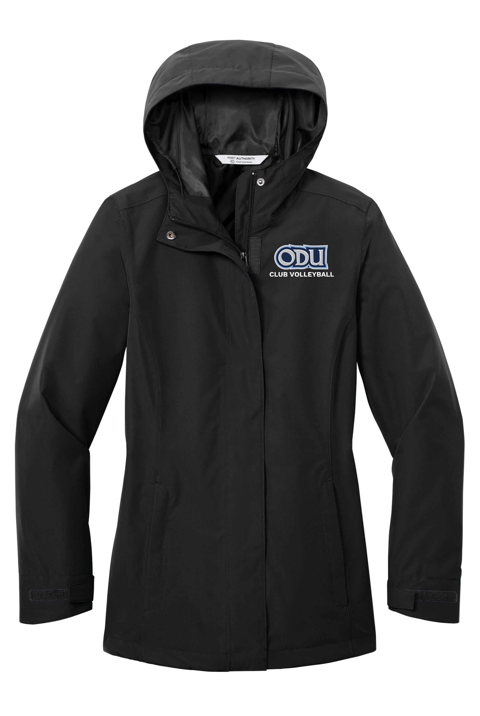 Old Dominion University, Club Sports - Volleyball, Women’s C-FREE® Rain Jacket - Black