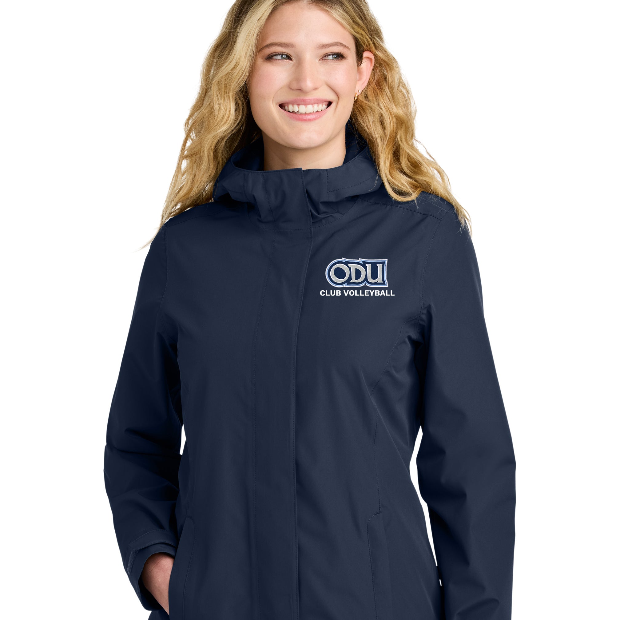 Old Dominion University, Club Sports - Volleyball, Women’s C-FREE® Rain Jacket - Navy