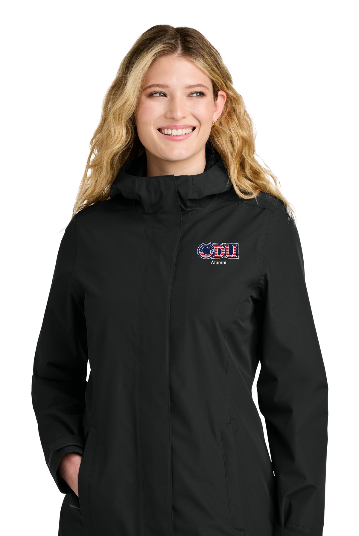 Old Dominion University, ODU Military - Alumni, Women’s C-FREE® Rain Jacket- Black