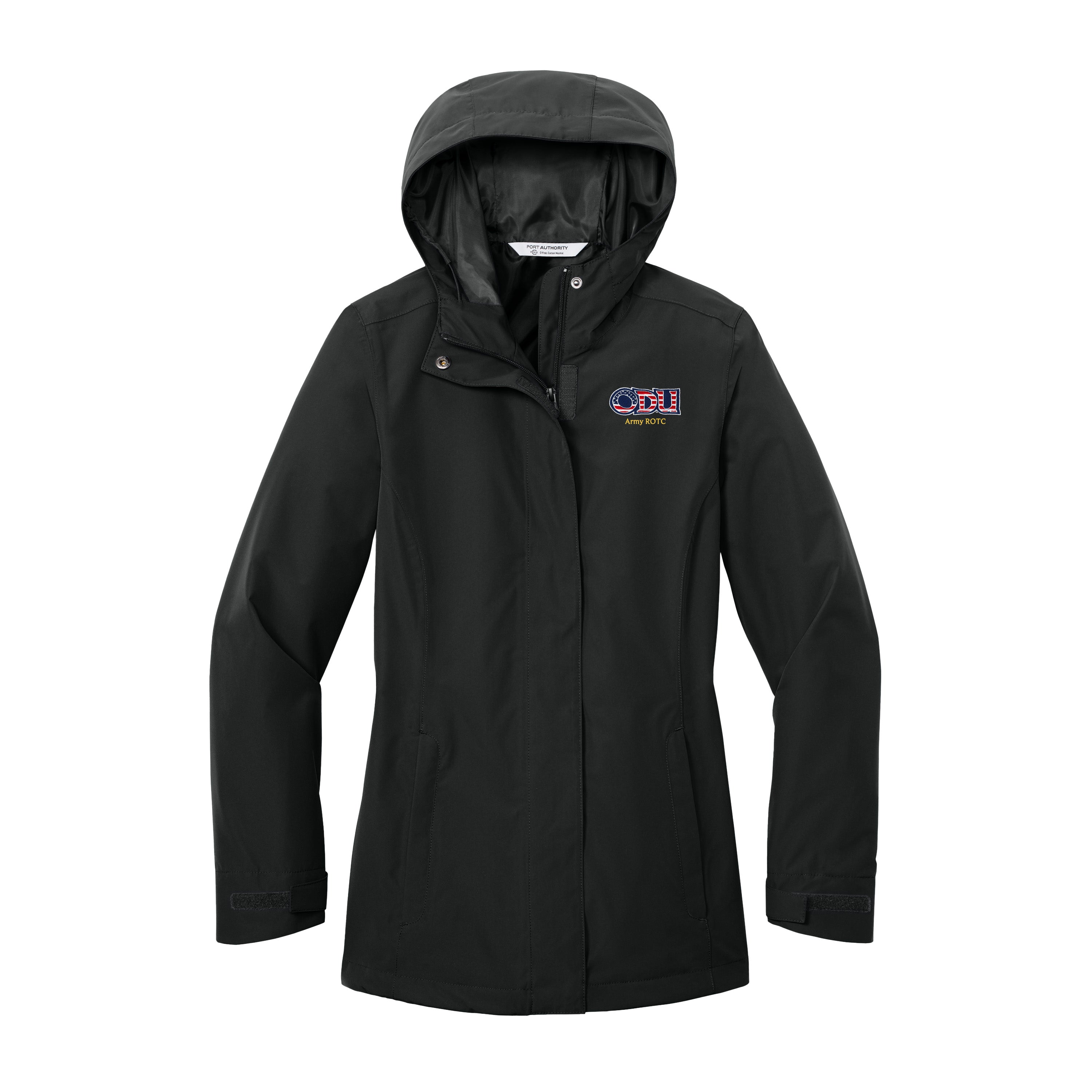 Old Dominion University, ODU Military - Army ROTC, Women’s C-FREE® Rain Jacket - Black