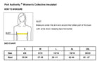 Old Dominion University, Alumni, Vintage Logo, Women's Collective Insulated Vest - Size chart