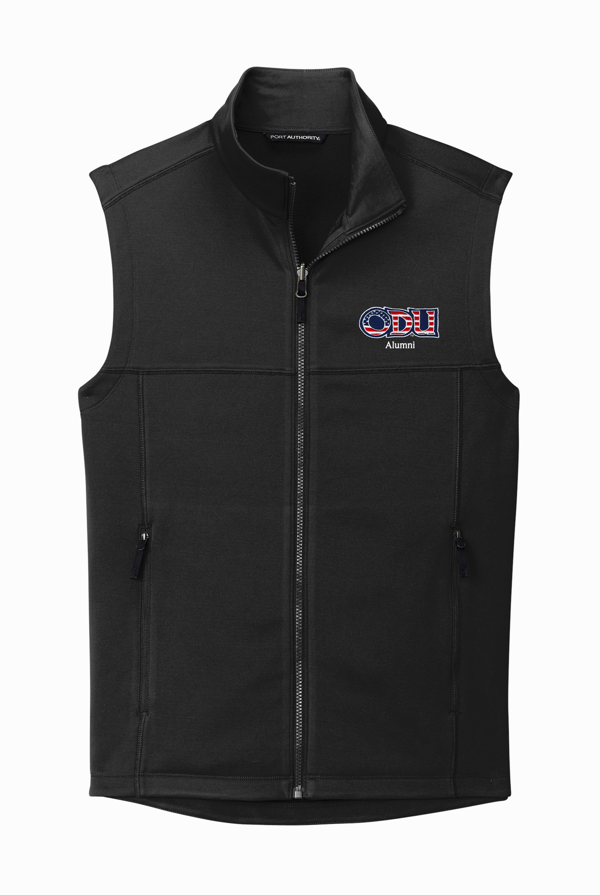 Old Dominion University, ODU Military - Alumni, Collective Smooth Fleece Vest - Black