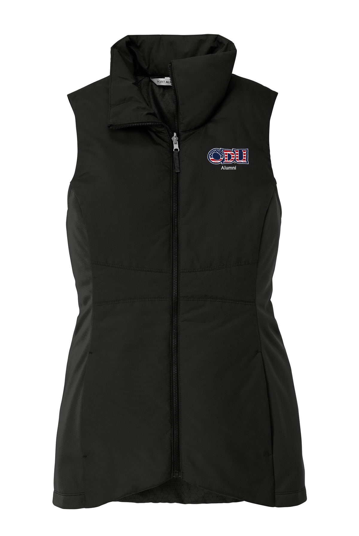 Old Dominion University, ODU Military - Alumni, Women's Collective Insulated Vest - Black